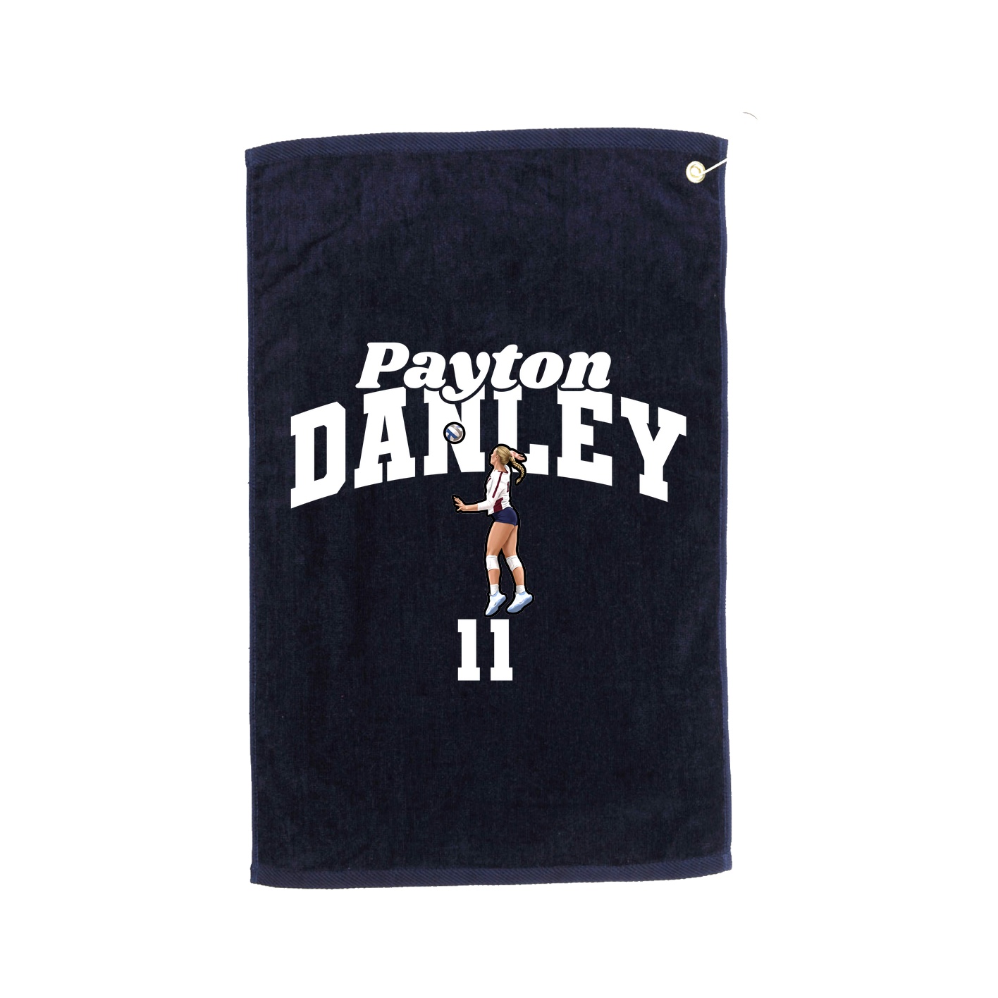 Golf Towel — Signature Arch in Navy