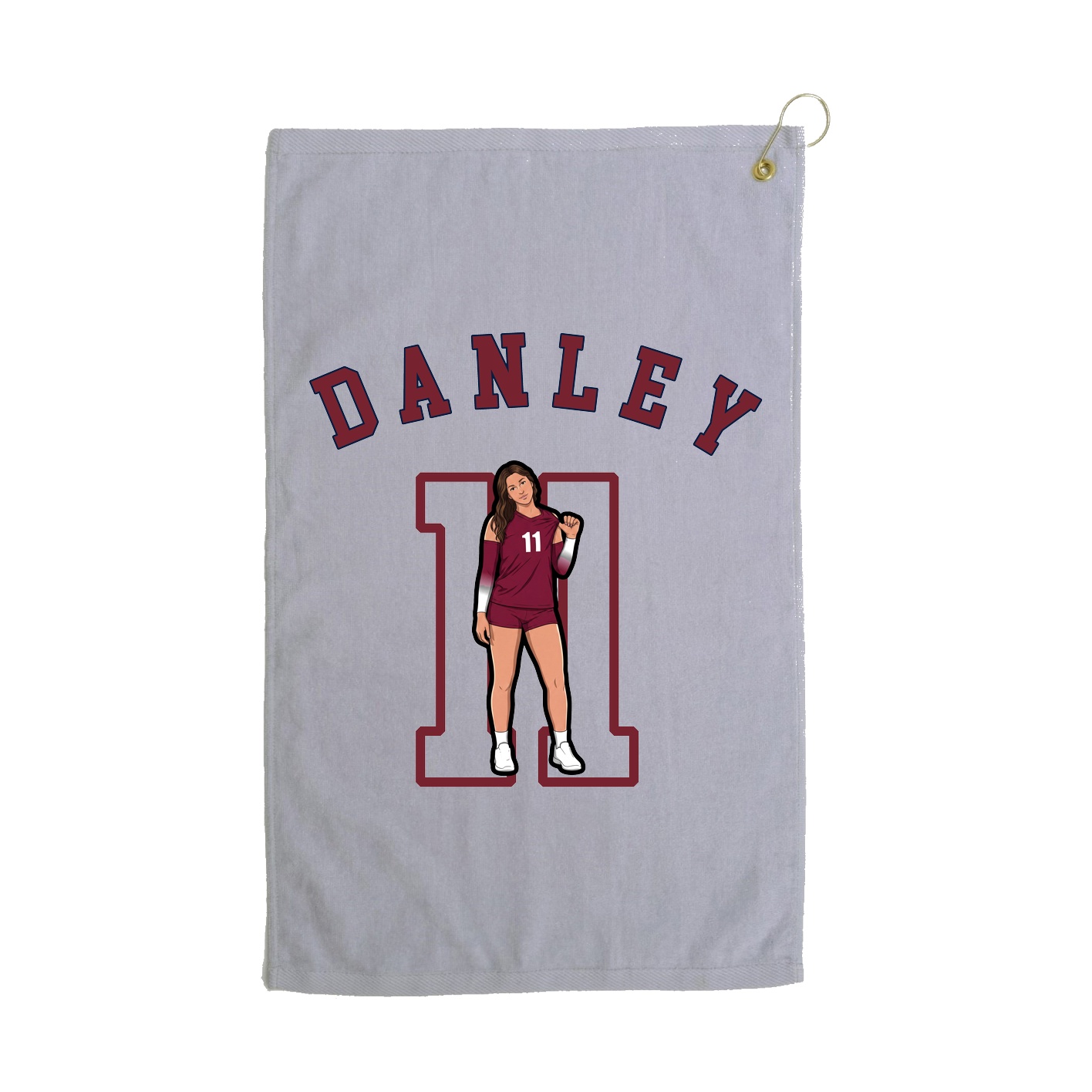 Golf Towel — Shirsey Arch in Grey