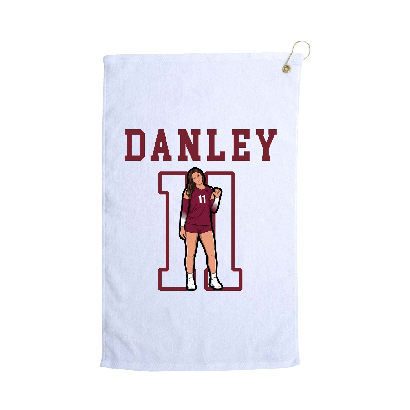 Golf Towel — Shirsey in White