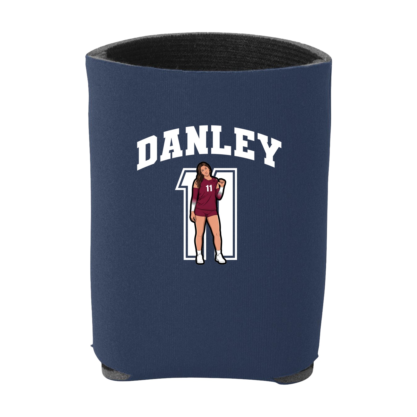 Can Holder — Number in Navy