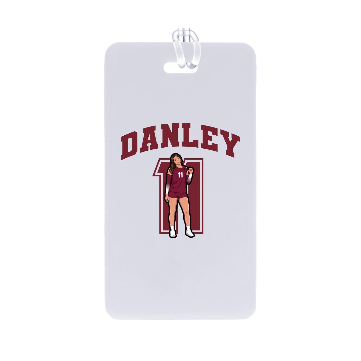 Bag Tag — Number in Classic