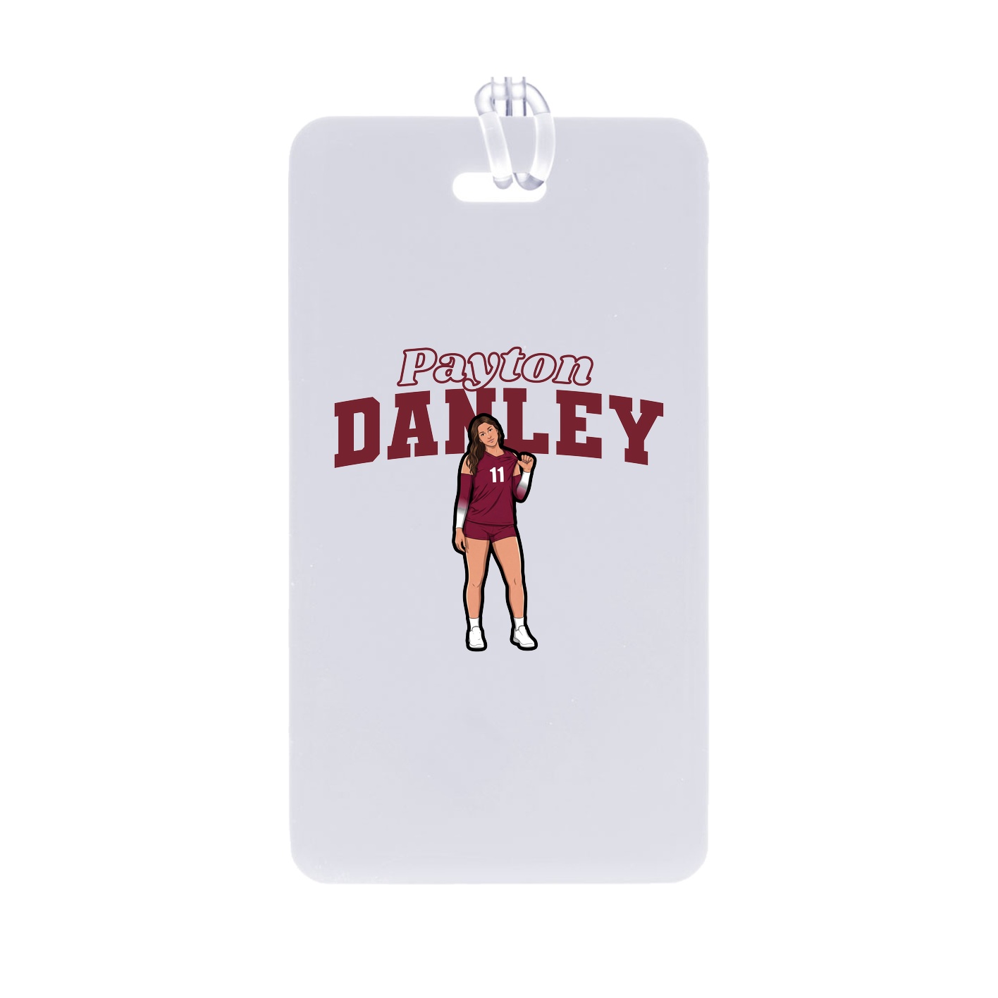 Bag Tag — Name Arch in Classic