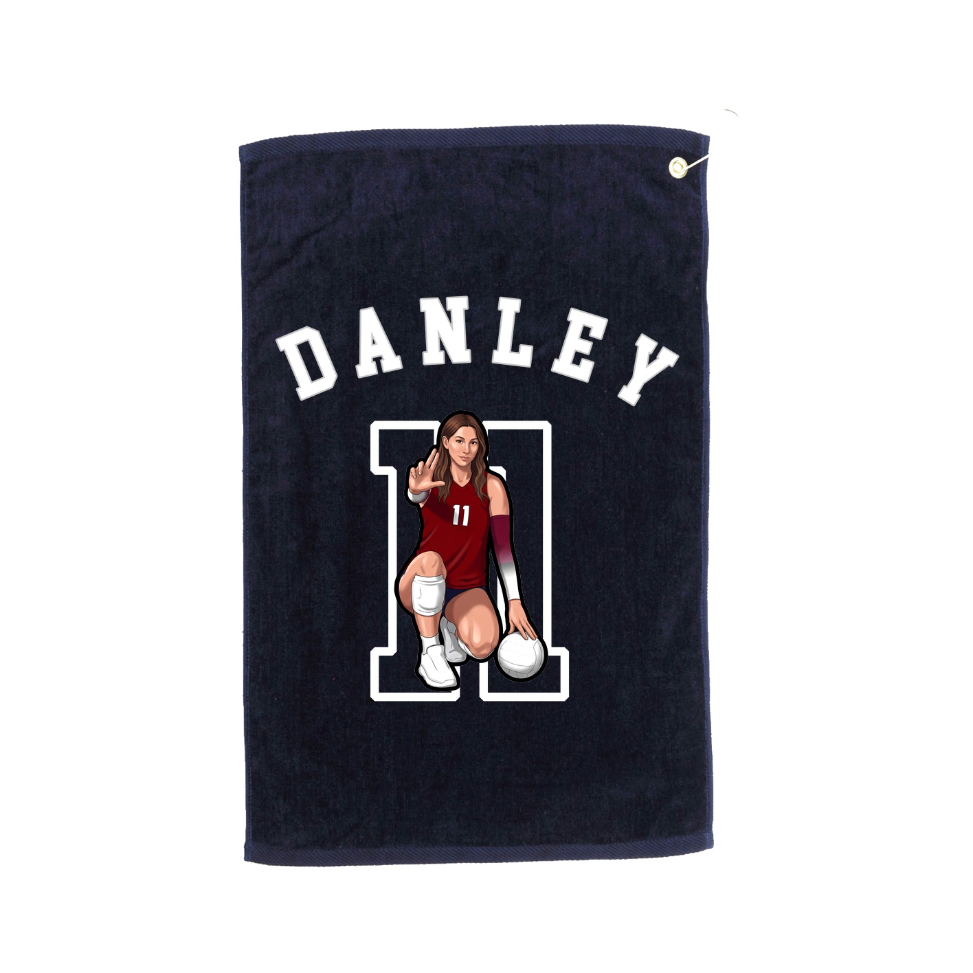 Golf Towel — Shirsey Arch in Navy