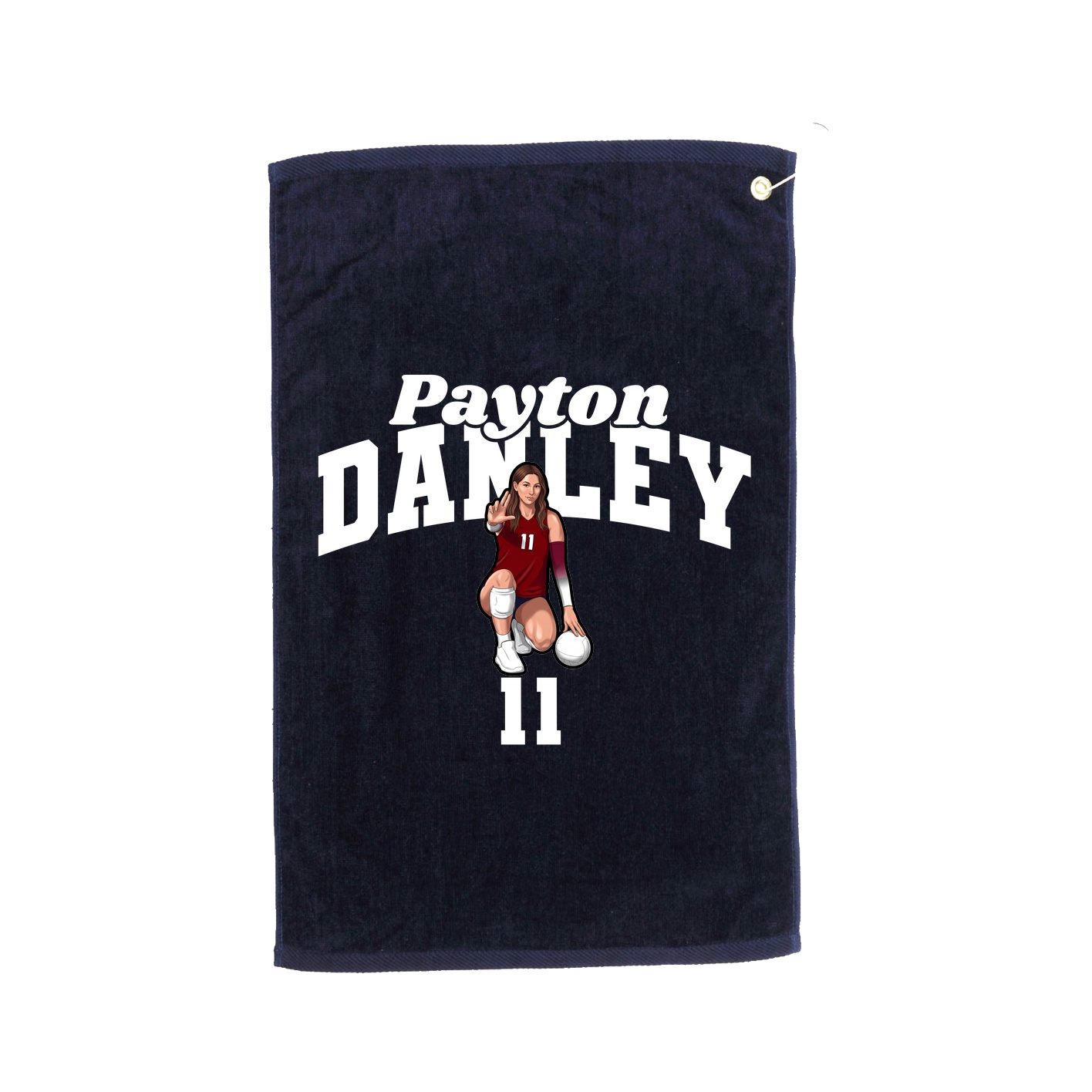 Golf Towel — Signature Arch in Navy