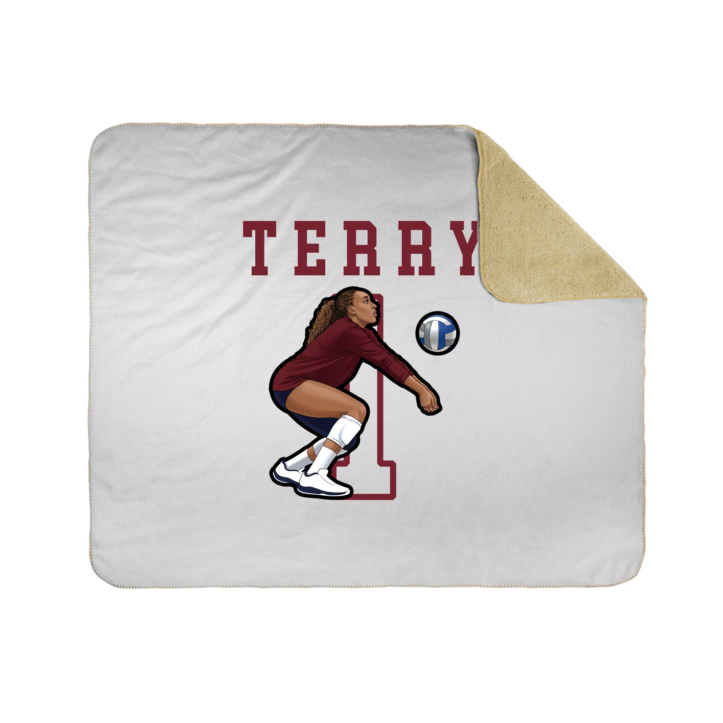 Throw Blanket — Shirsey in White