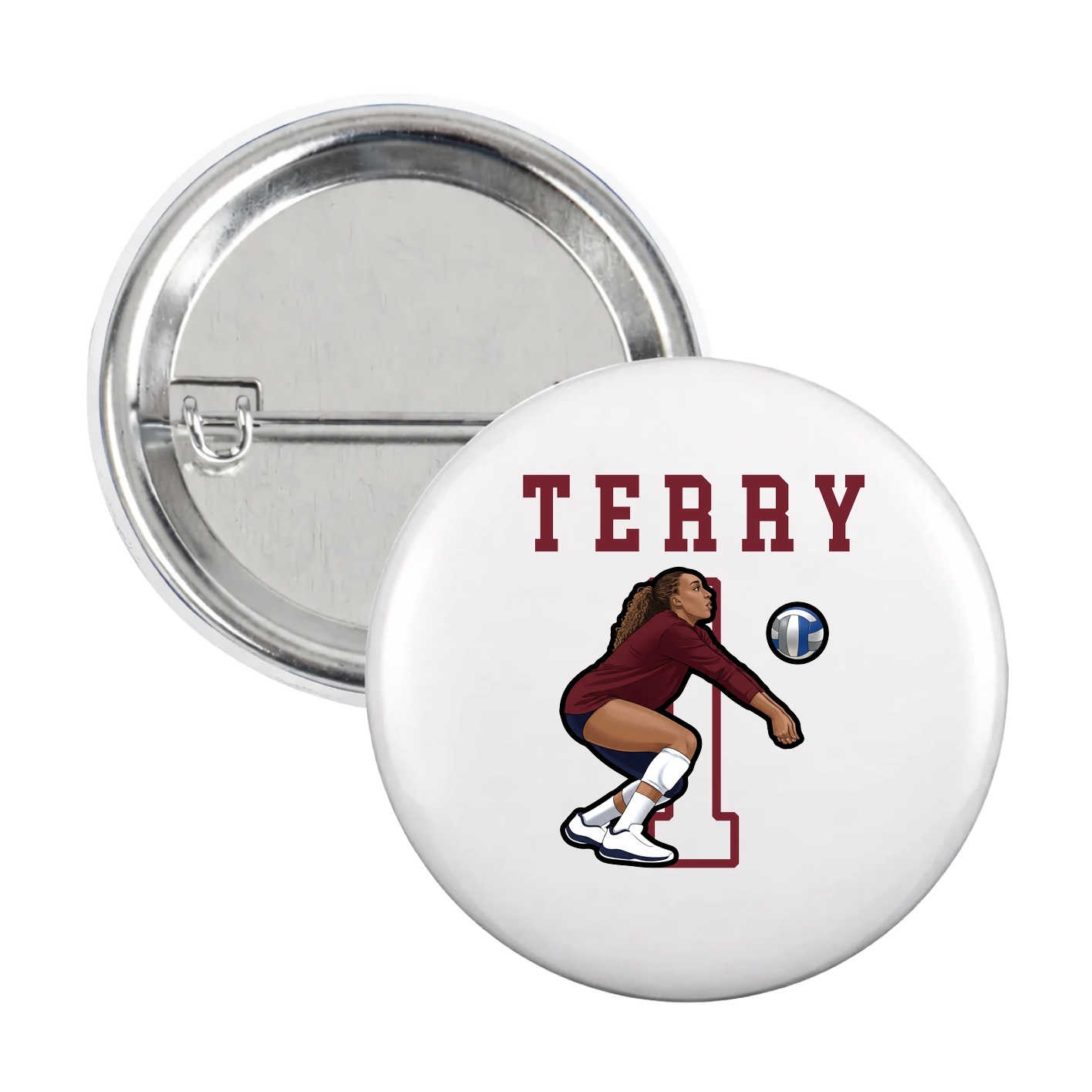 Game Day Button — Shirsey in White