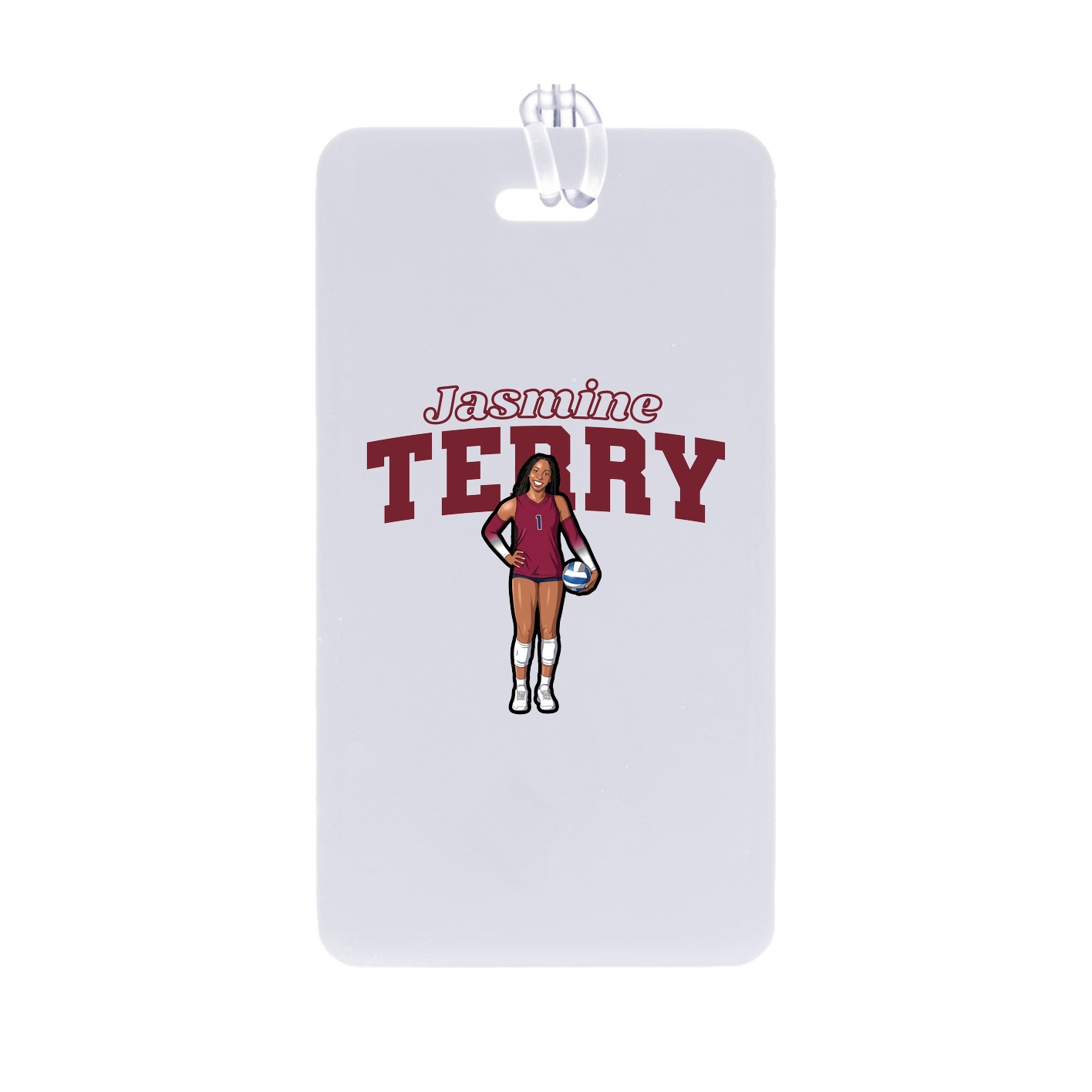 Bag Tag — Name Arch in Classic