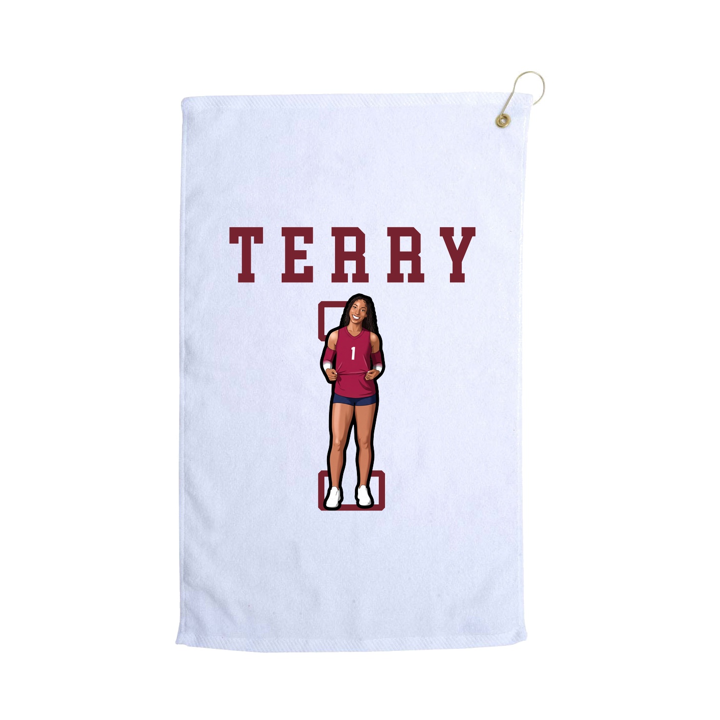 Golf Towel — Shirsey in White