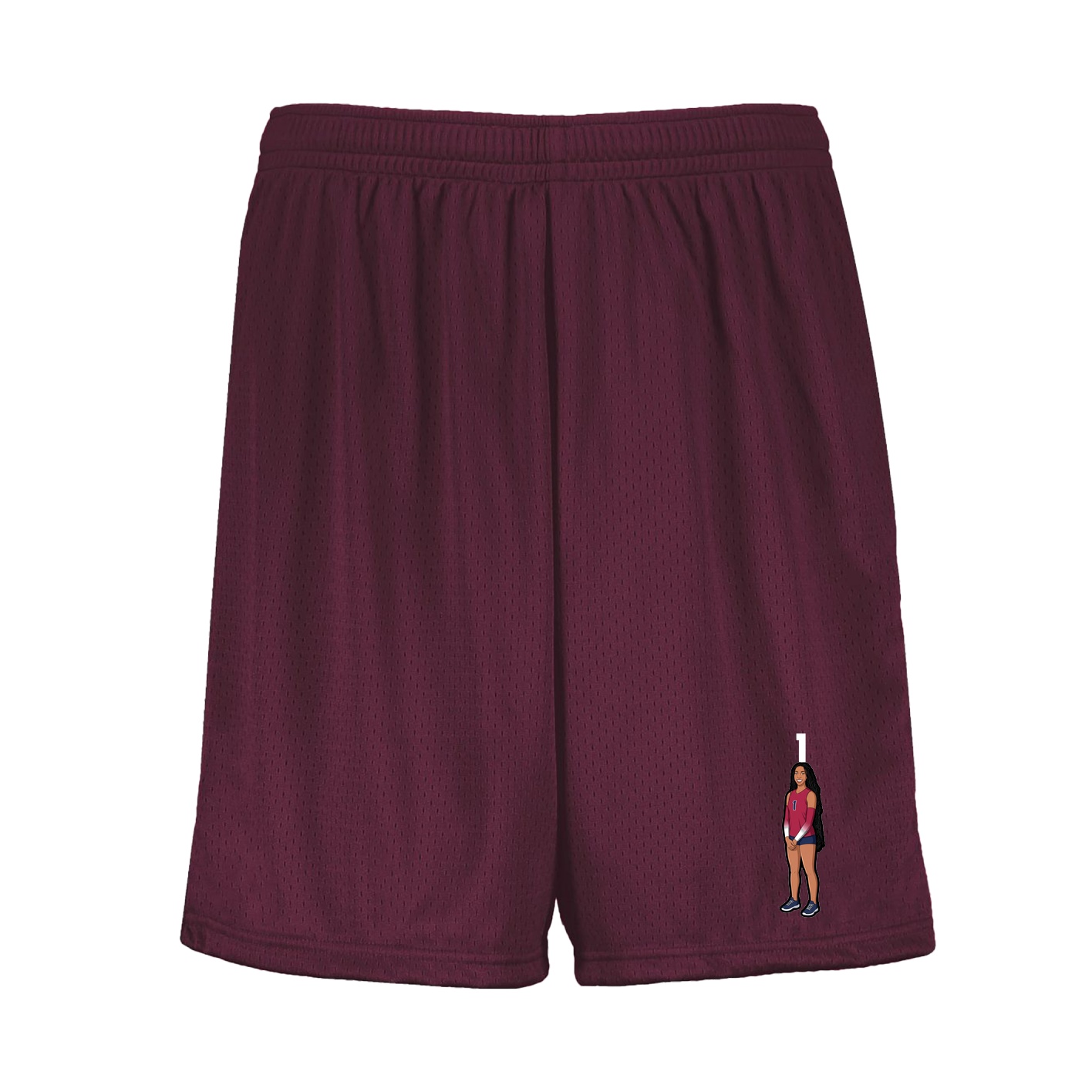 Shorts — Number Top in Maroon