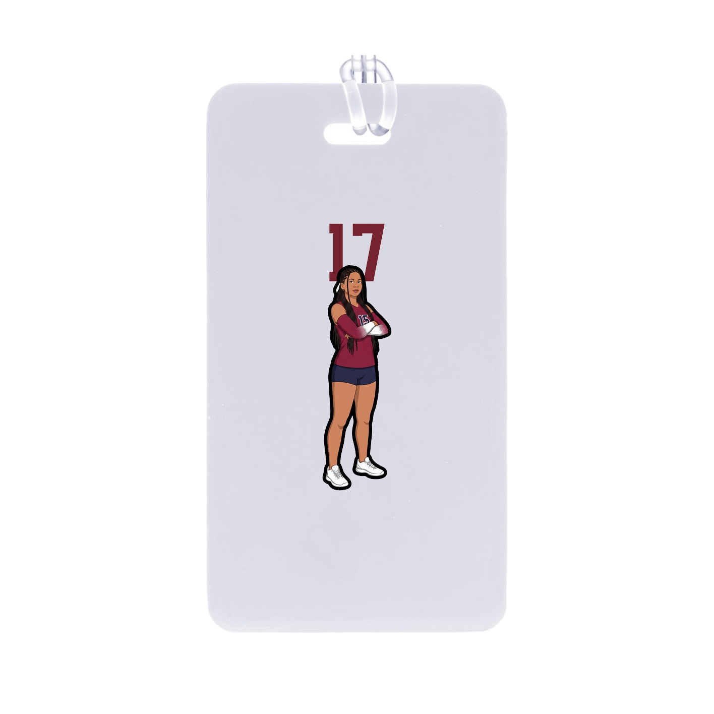 Bag Tag — Number Top in Classic