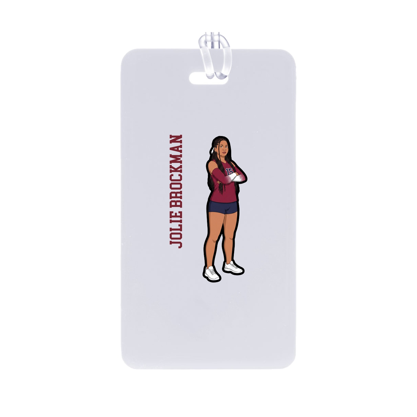 Bag Tag — Name Vertical in Classic