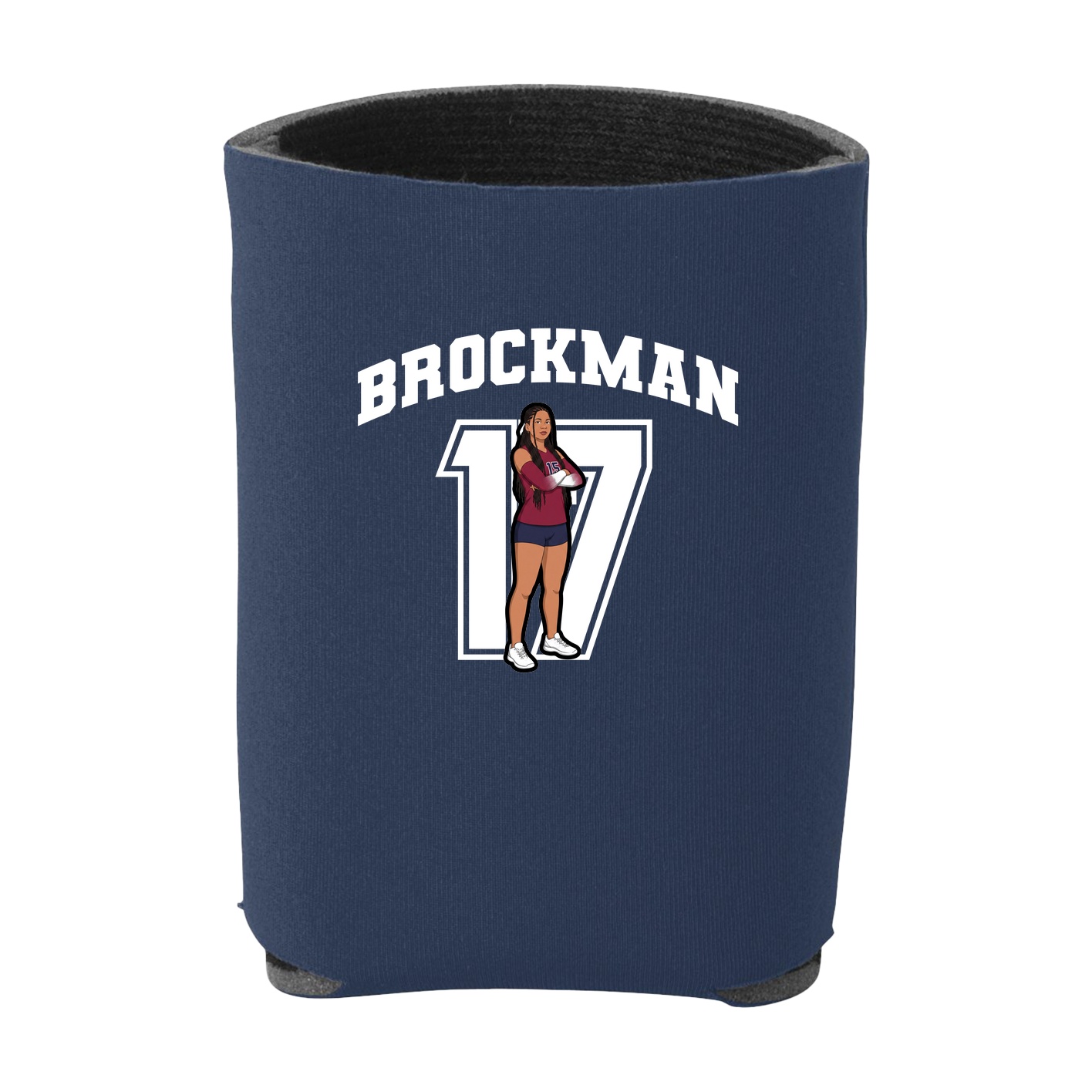 Can Holder — Number in Navy