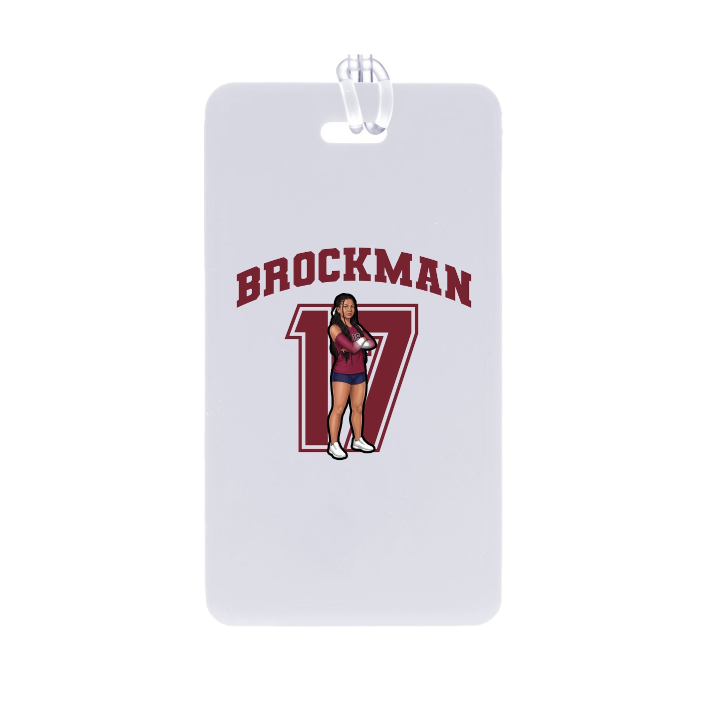Bag Tag — Number in Classic