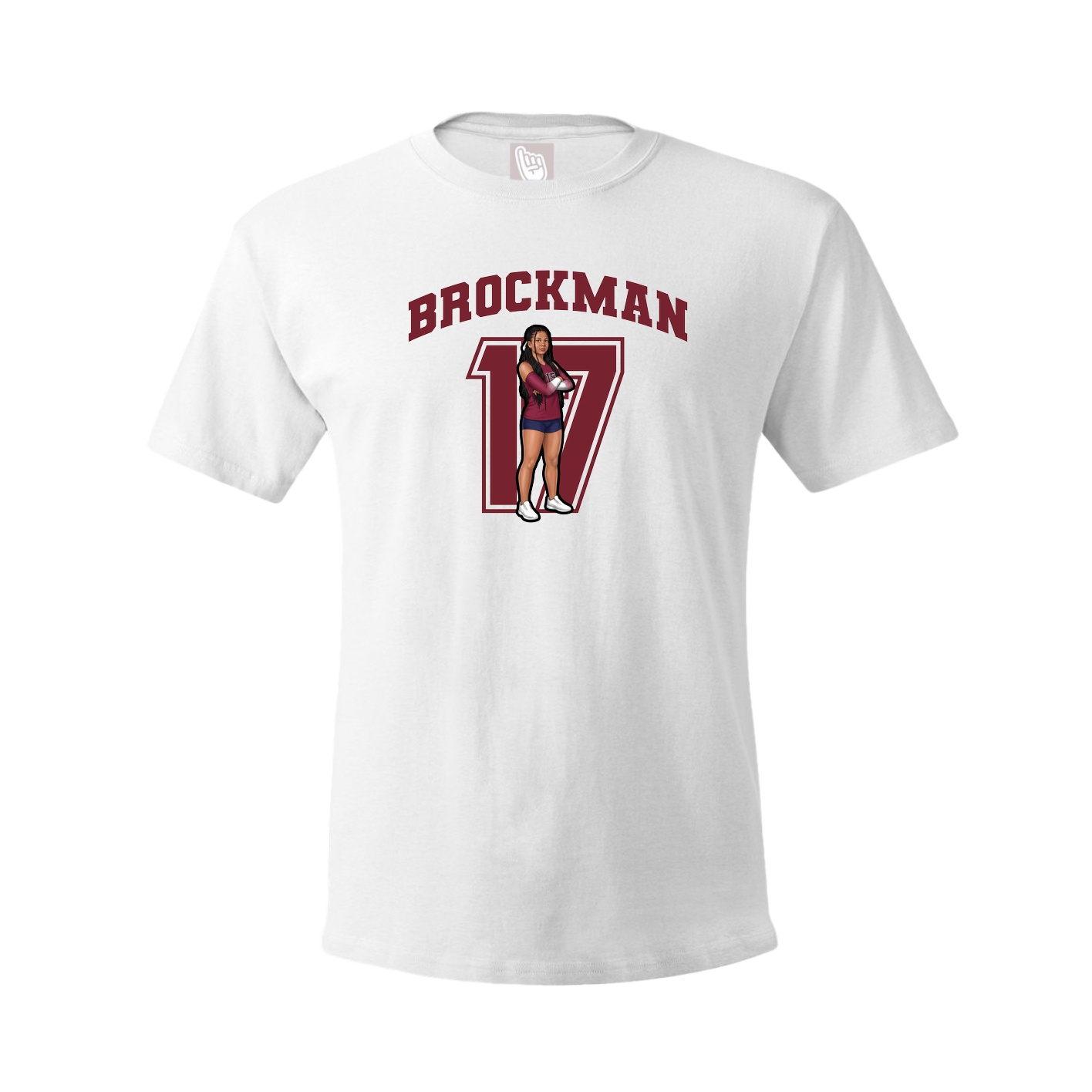 Tee — Number in White