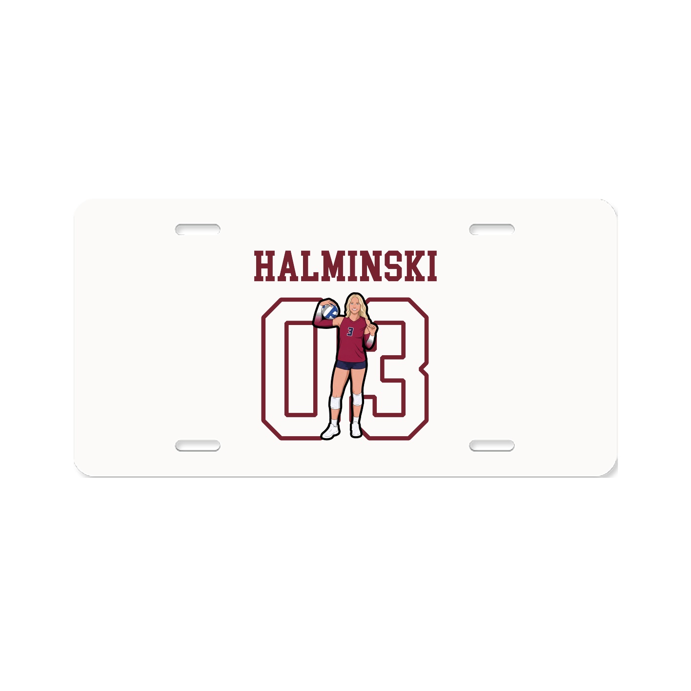License Plate — Shirsey in Classic