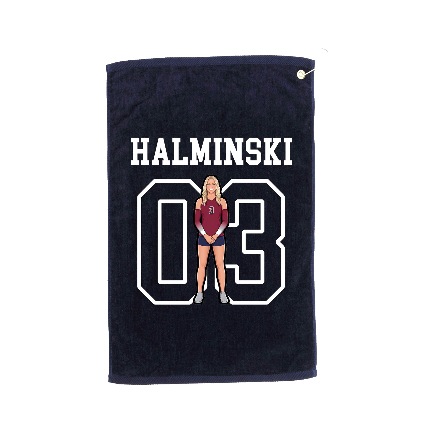 Golf Towel — Shirsey in Navy