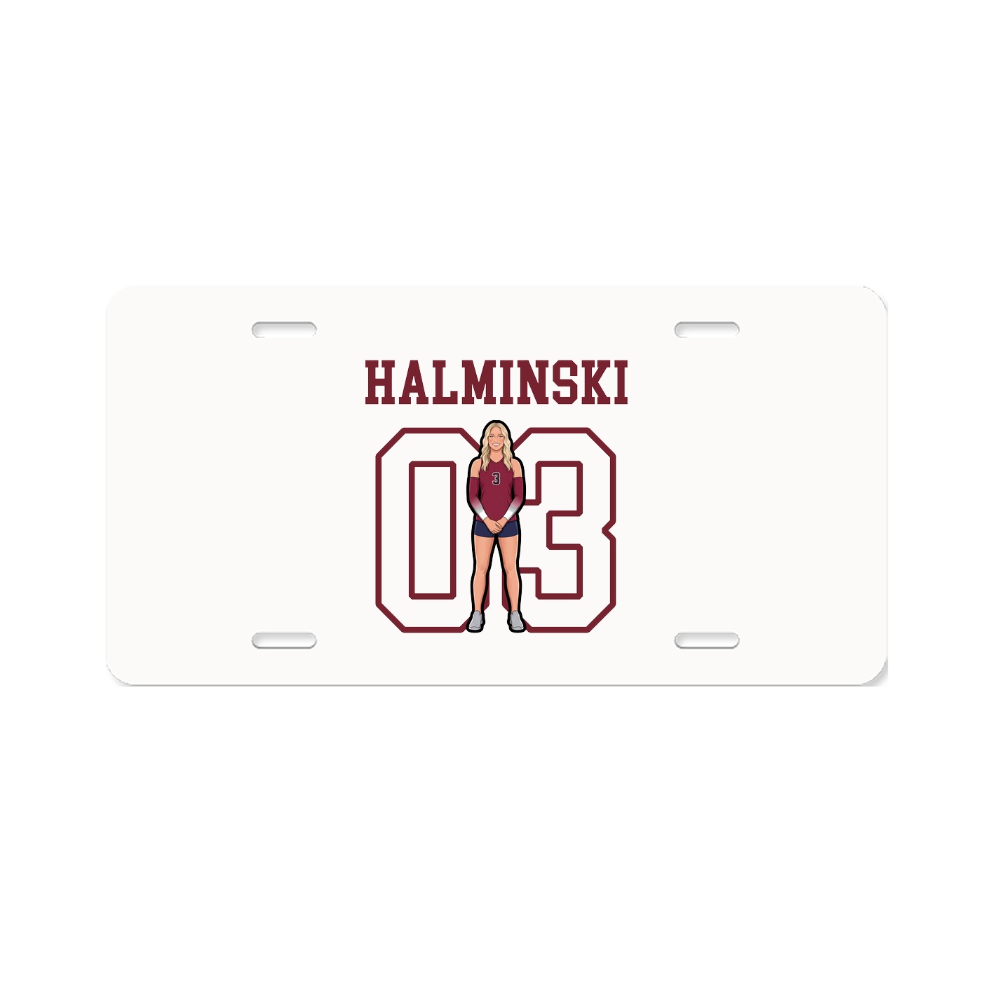 License Plate — Shirsey in Classic