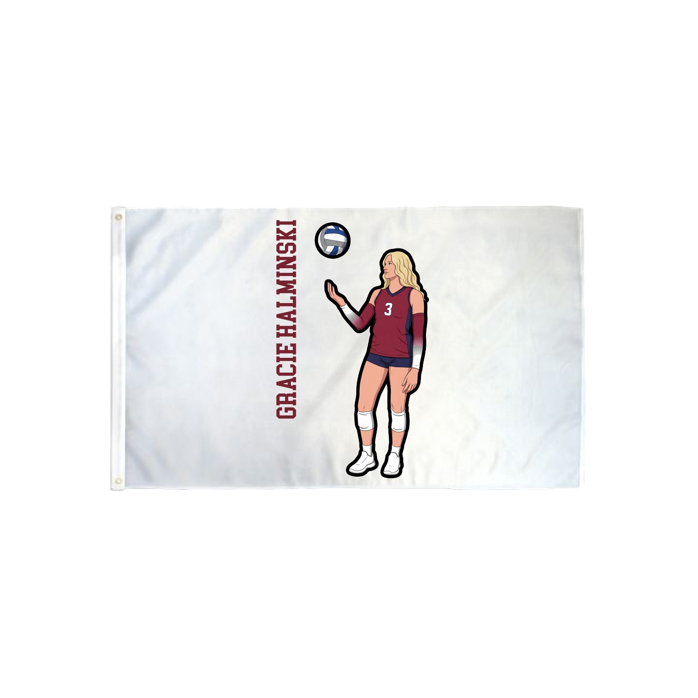 3x5 Flag — Name Vertical in Classic