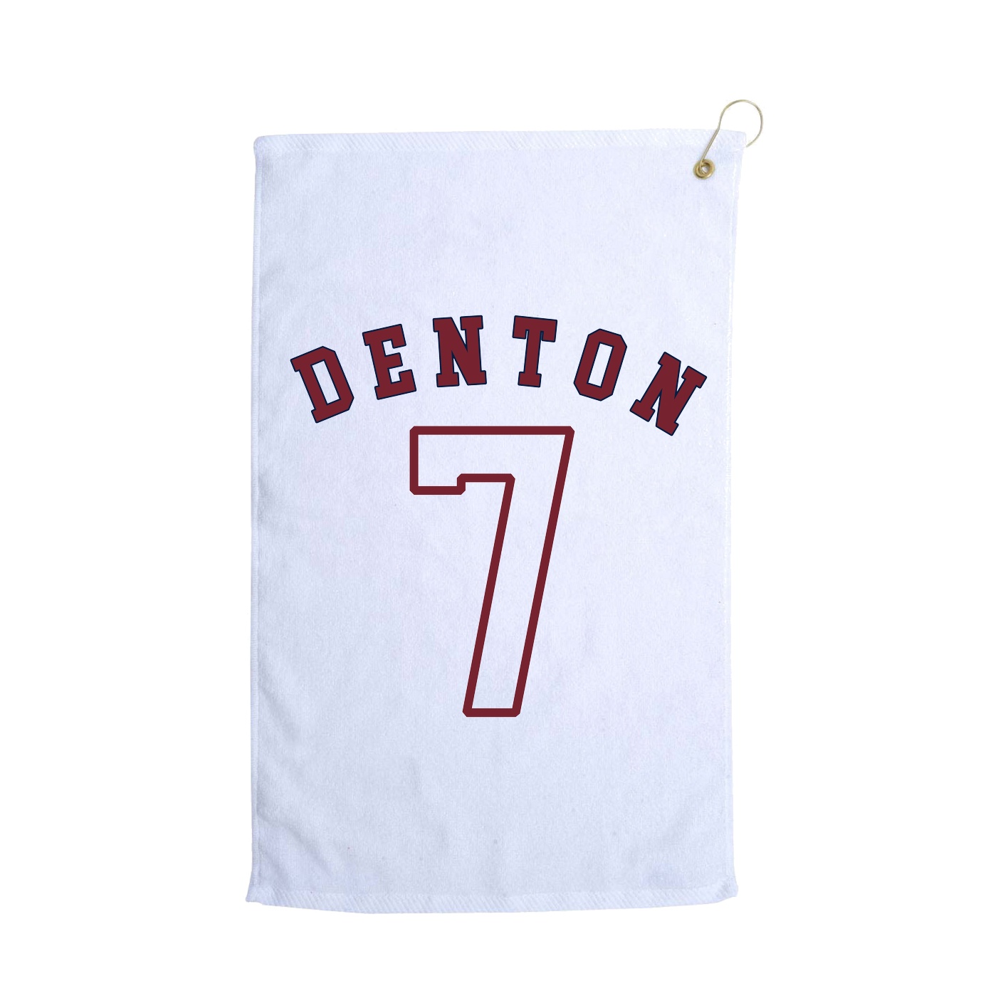 Golf Towel — Shirsey Arch in White