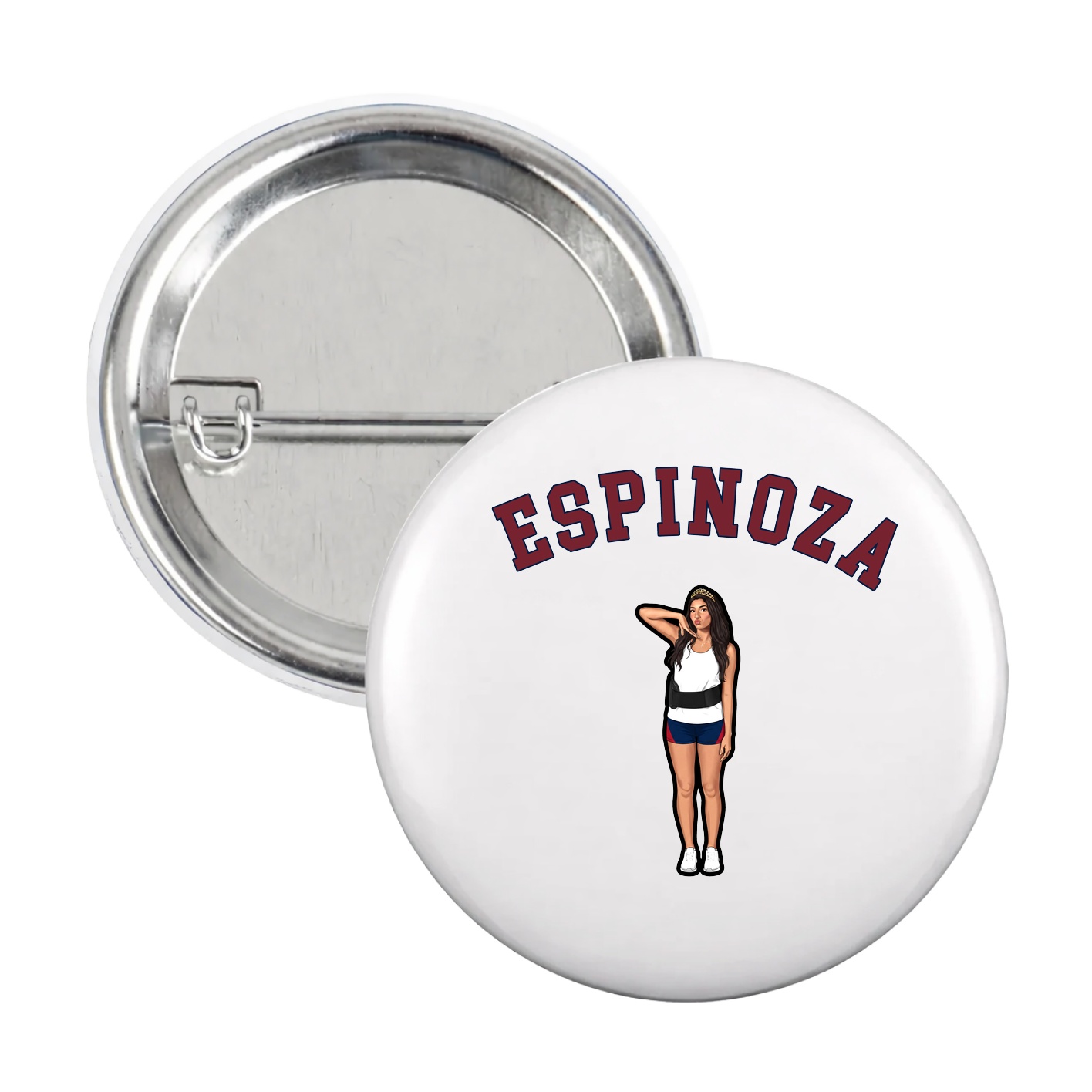 Game Day Button — Shirsey Arch in White