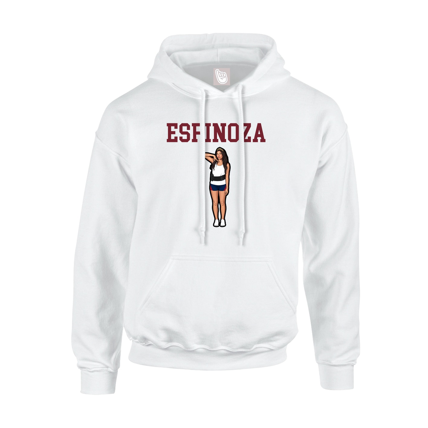 Youth Hoodie — Shirsey in White