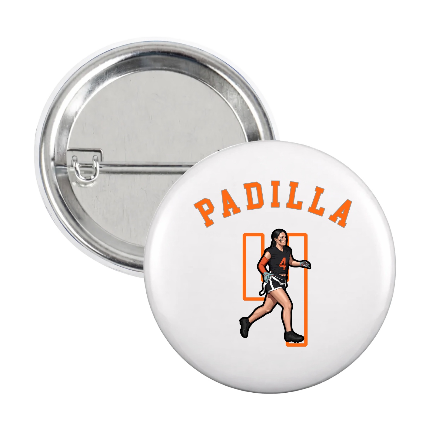 Game Day Button — Shirsey Arch in White