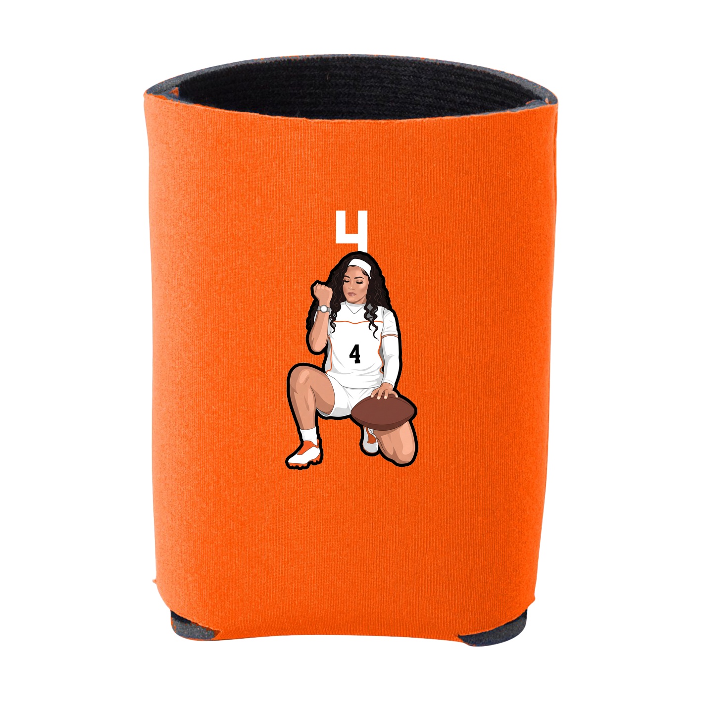 Can Holder — Number Top in Orange
