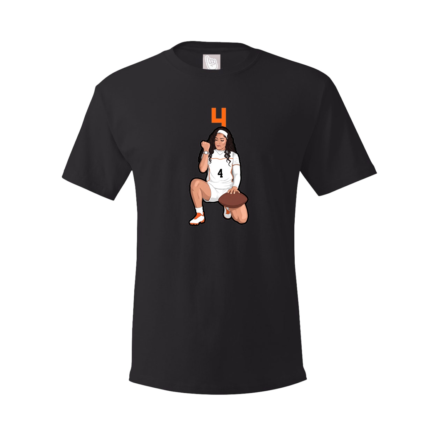 Tee — Number Top in Black