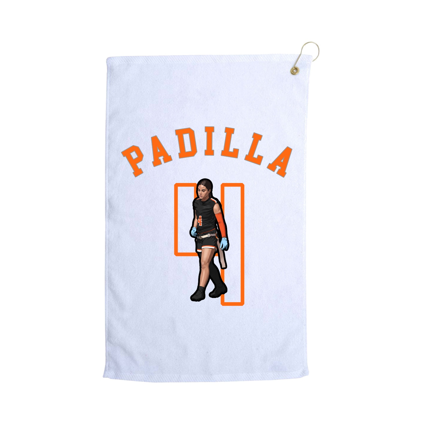 Golf Towel — Shirsey Arch in White