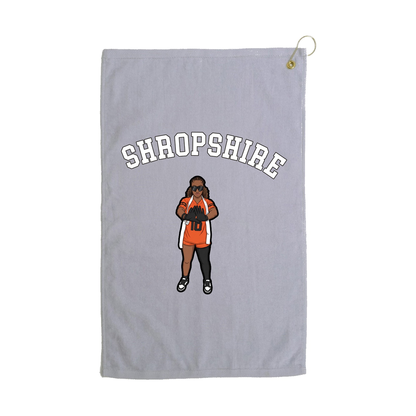 Golf Towel — Shirsey Arch in Grey