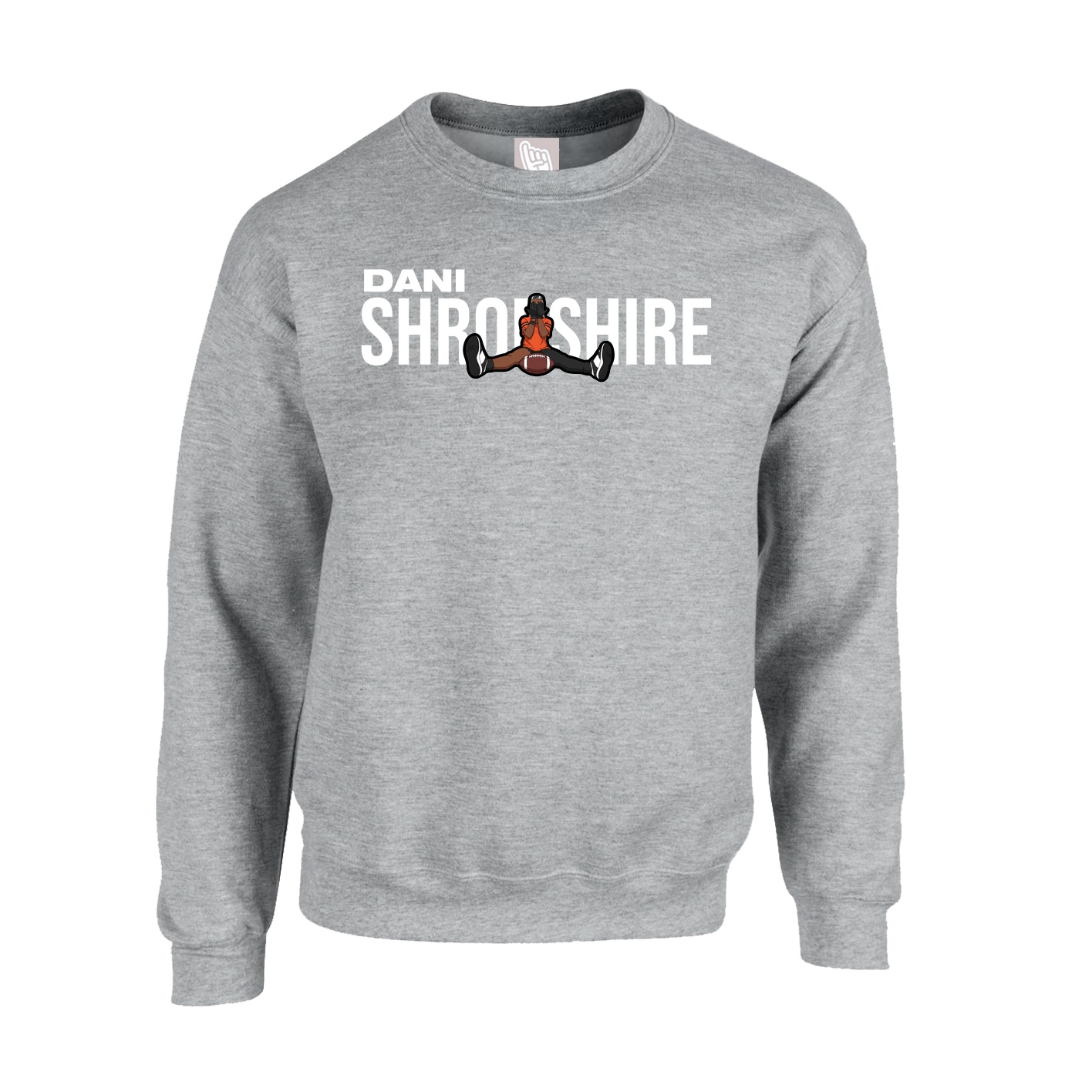 Fleece Crew — Player Name in Grey