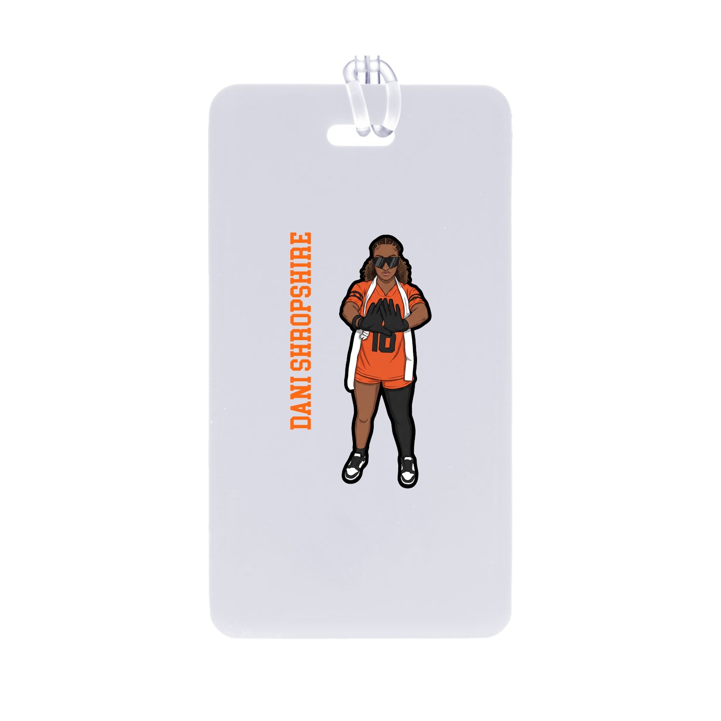Bag Tag — Name Vertical in Classic
