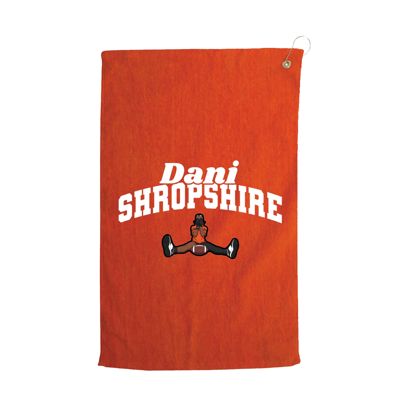 Golf Towel — Signature Arch in Orange