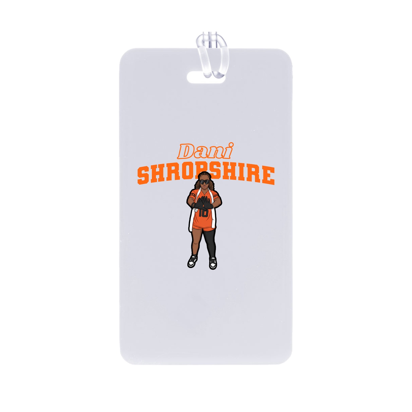 Bag Tag — Name Arch in Classic