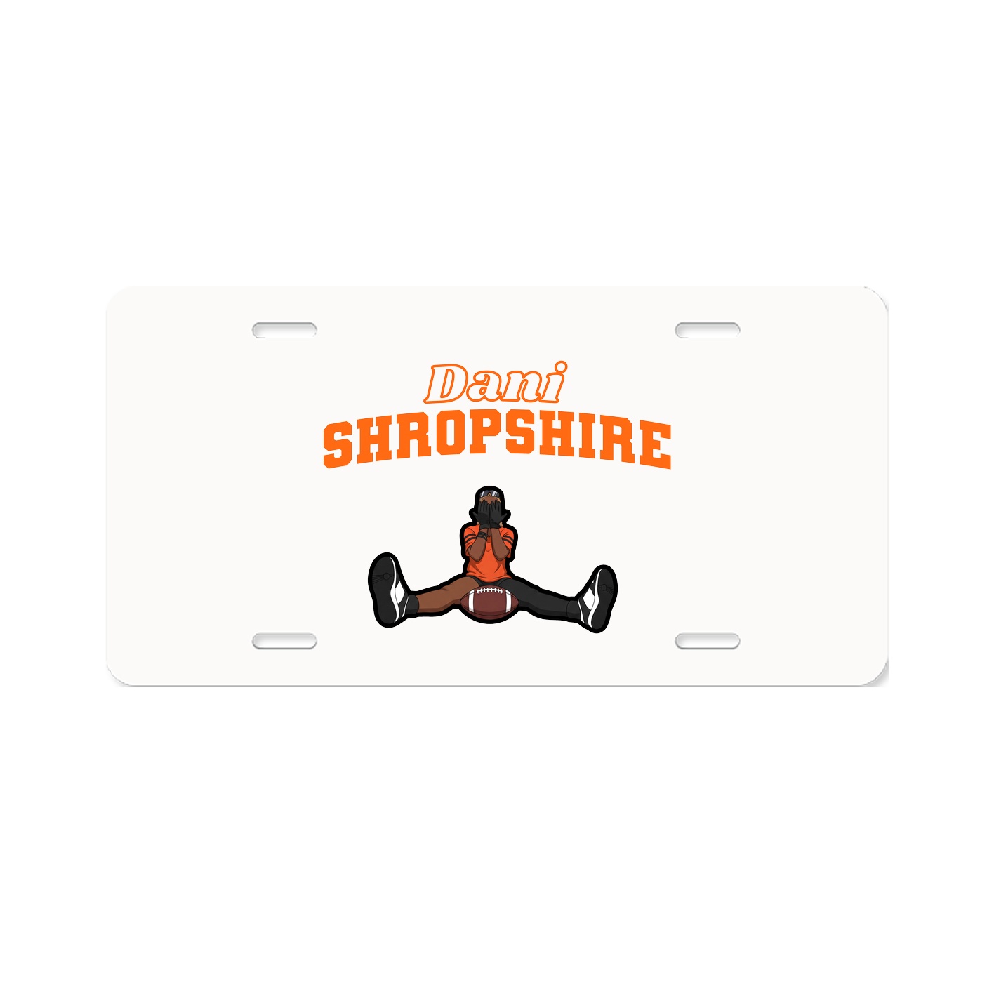 License Plate — Name Arch in Classic