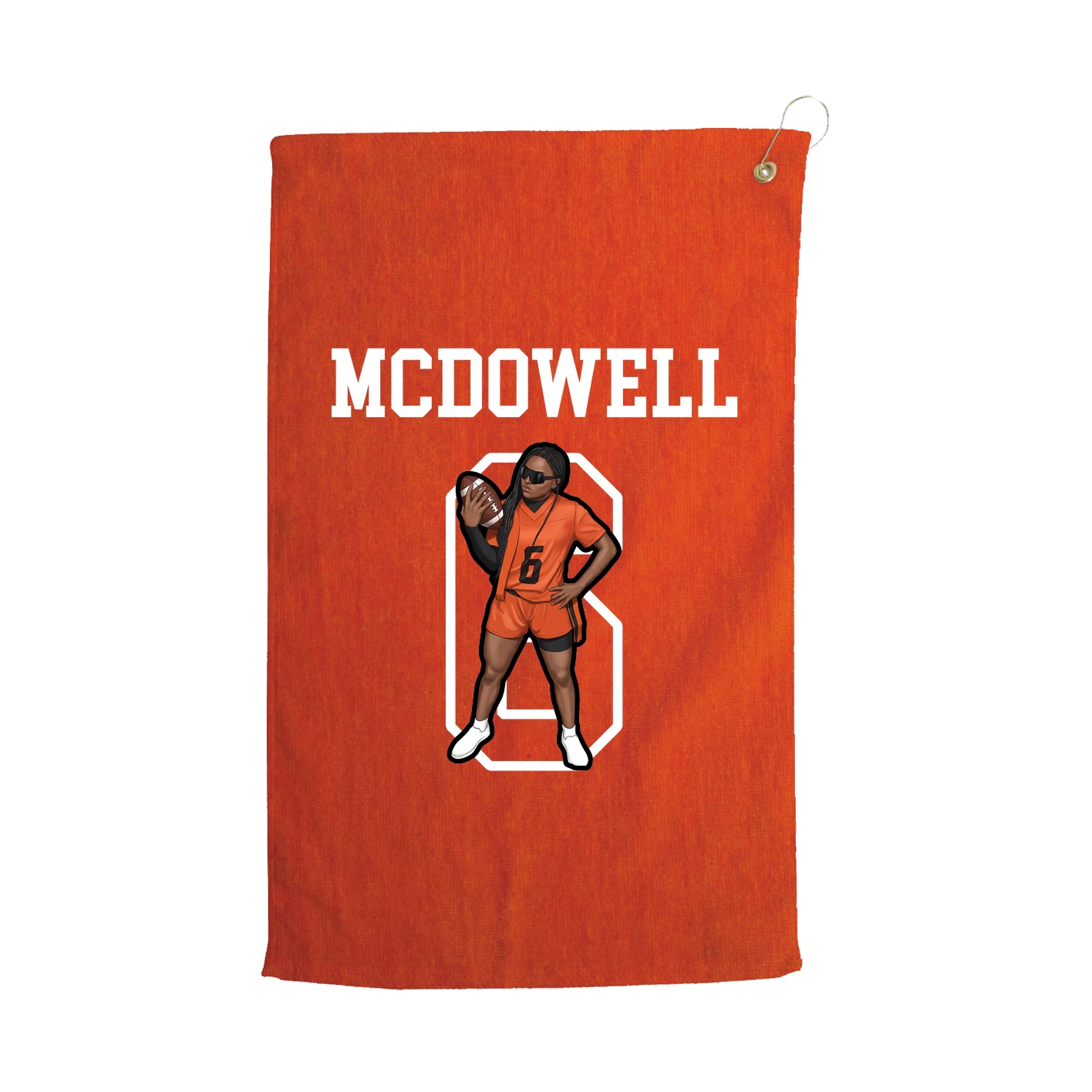 Golf Towel — Shirsey in Orange