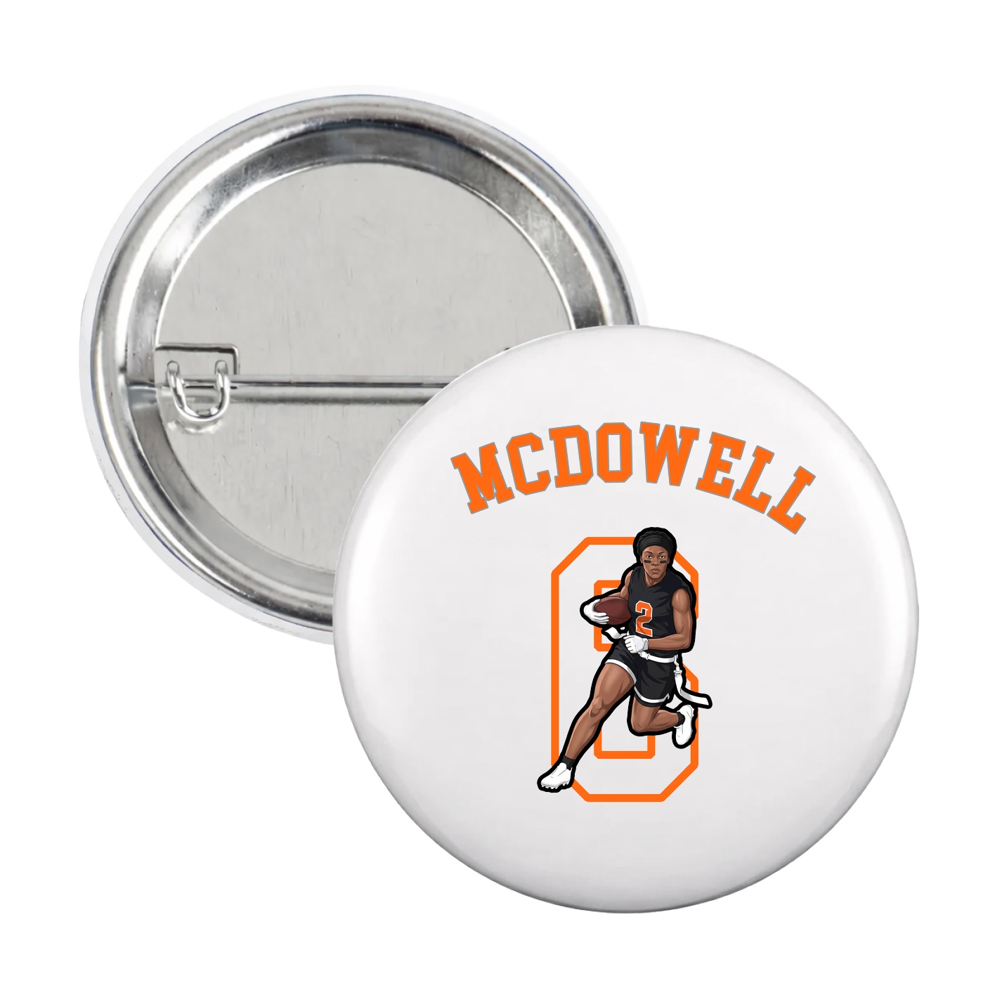 Game Day Button — Shirsey Arch in White