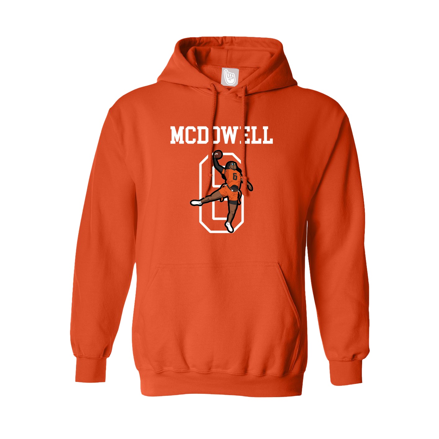 Hoodie — Shirsey in Orange