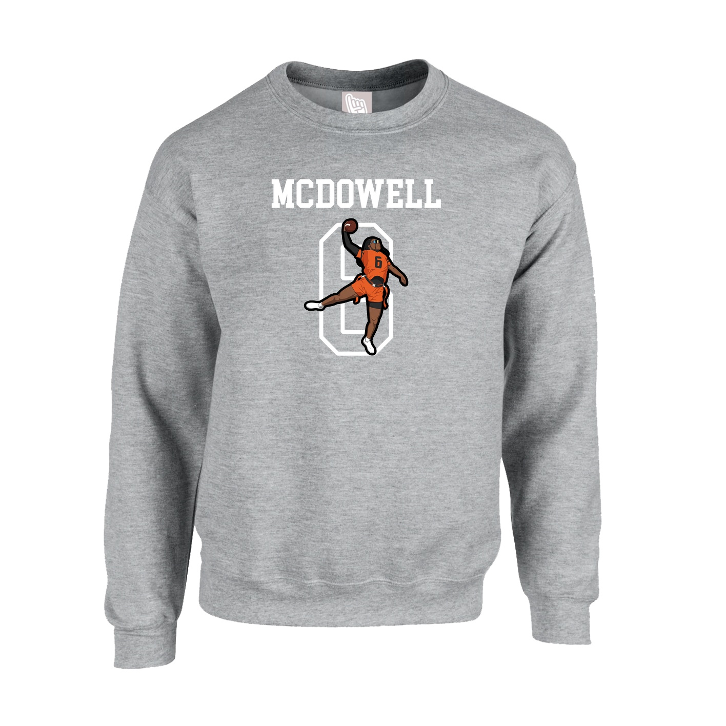 Fleece Crew — Shirsey in Grey