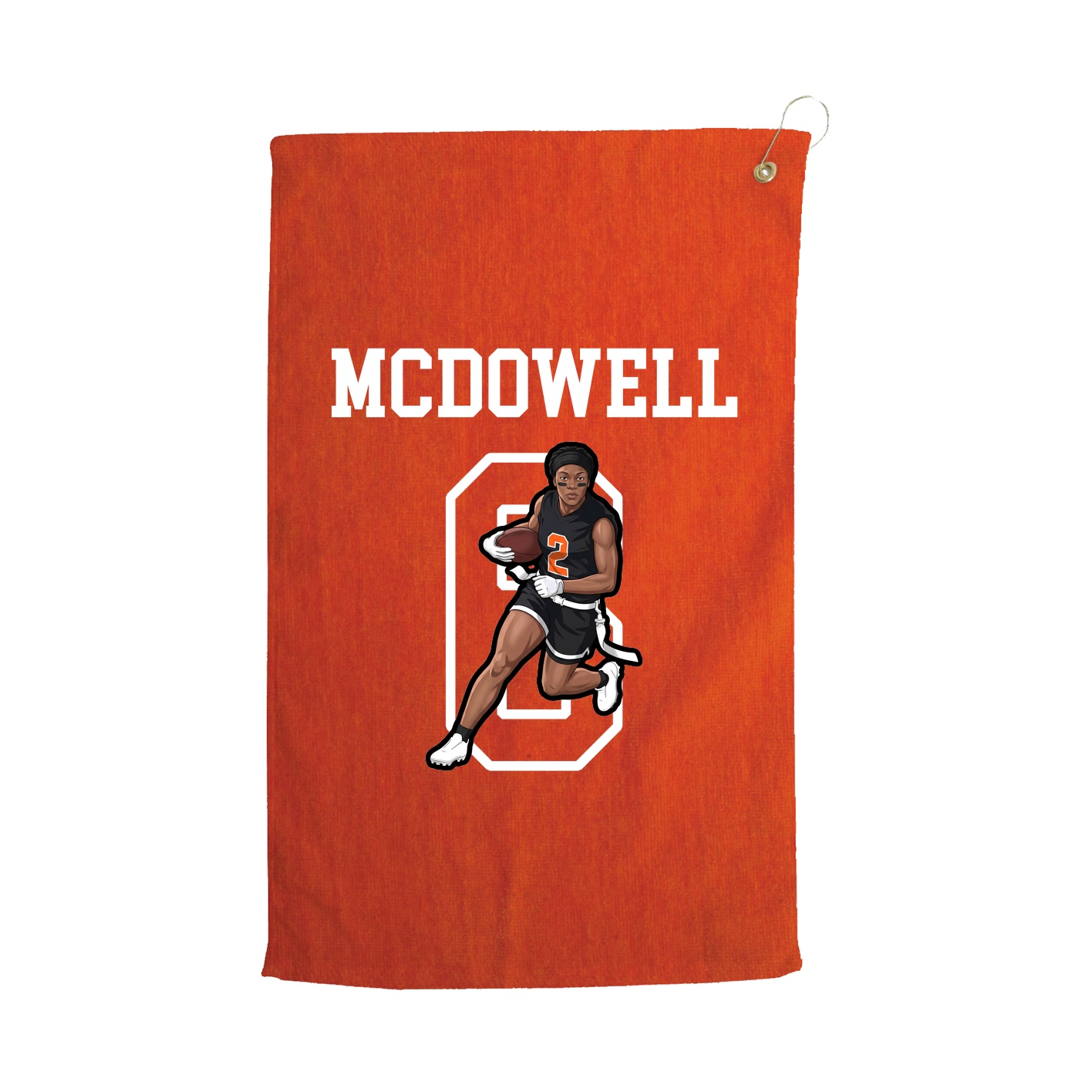 Golf Towel — Shirsey in Orange