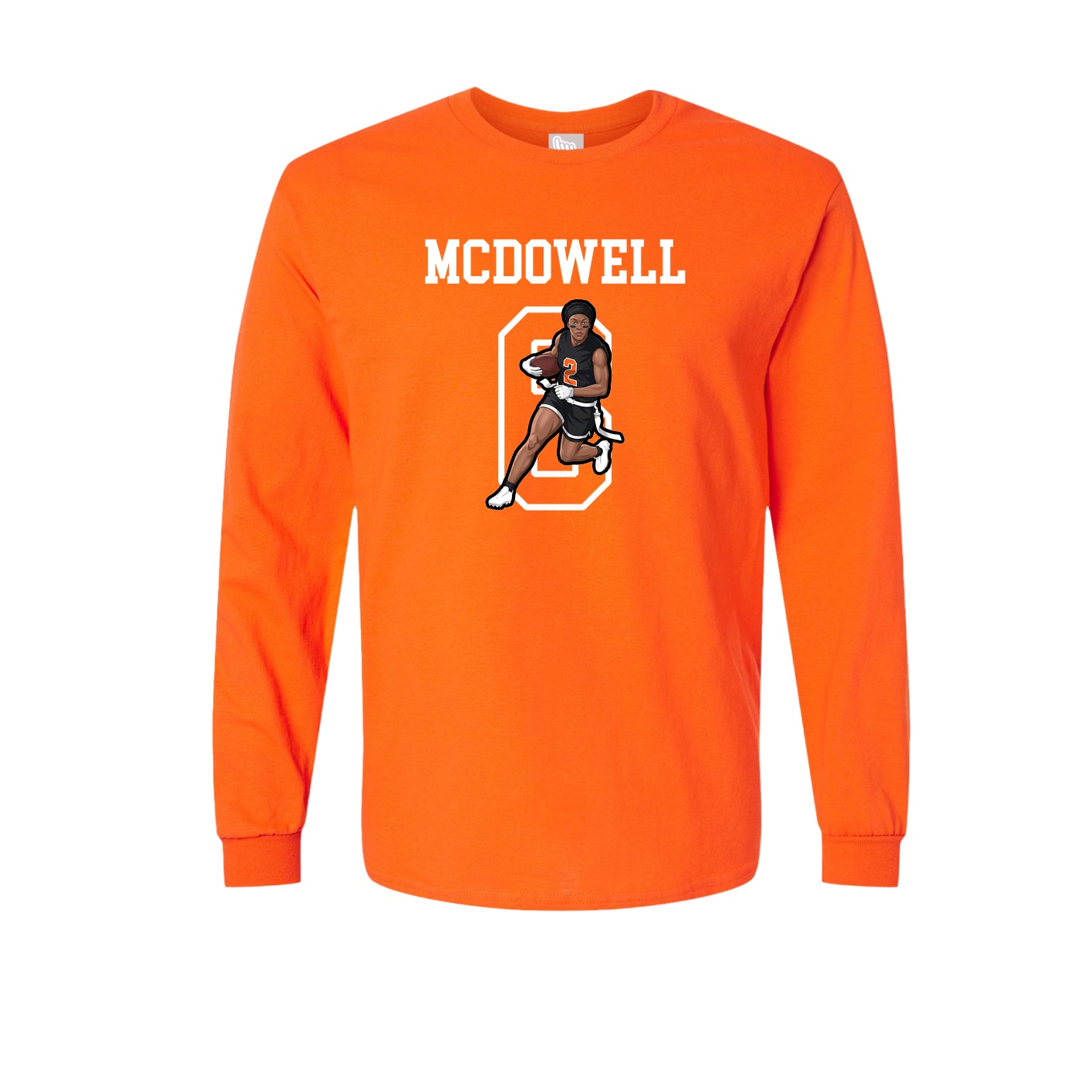 Long Sleeve Tee — Shirsey in Orange
