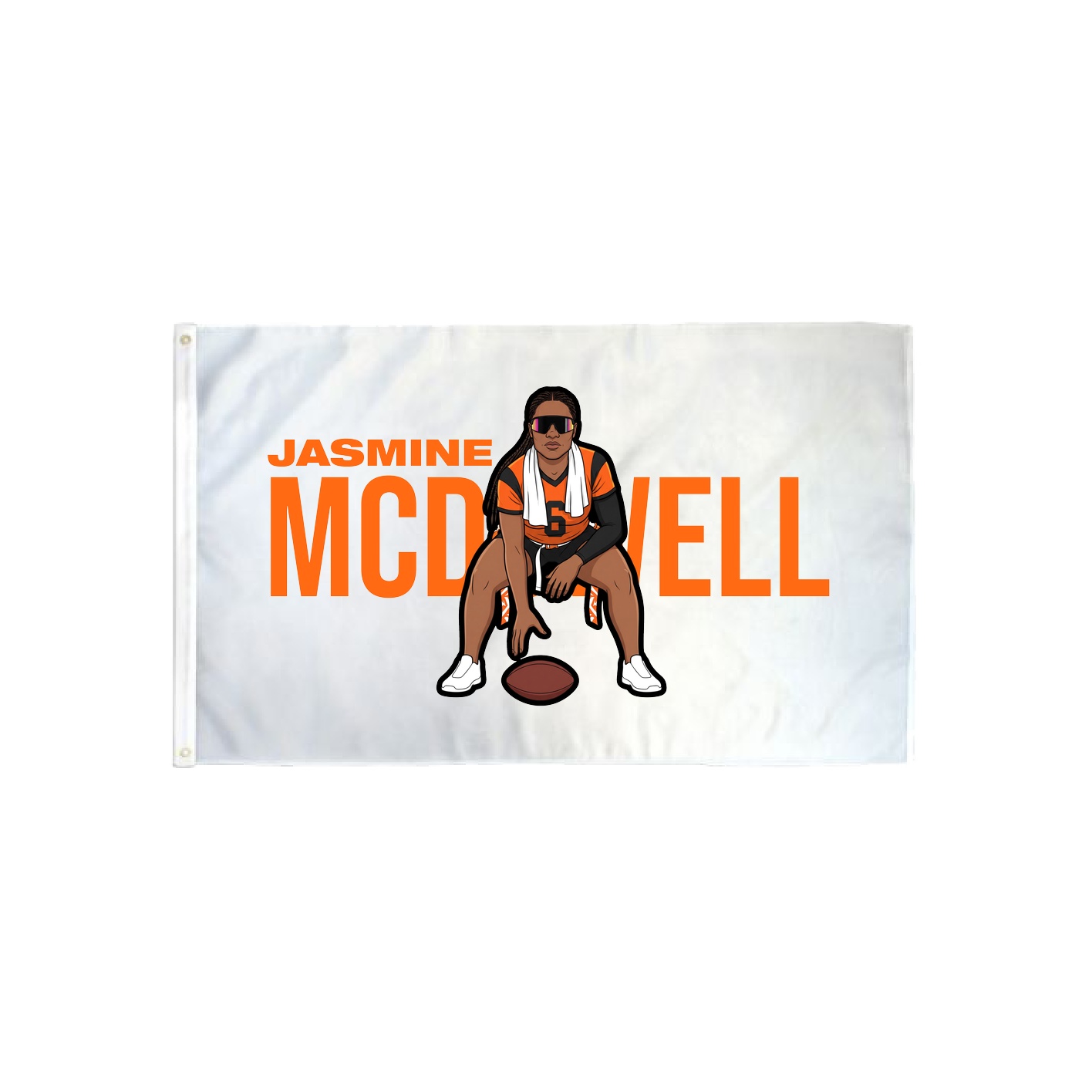 3x5 Flag — Player Name in Classic