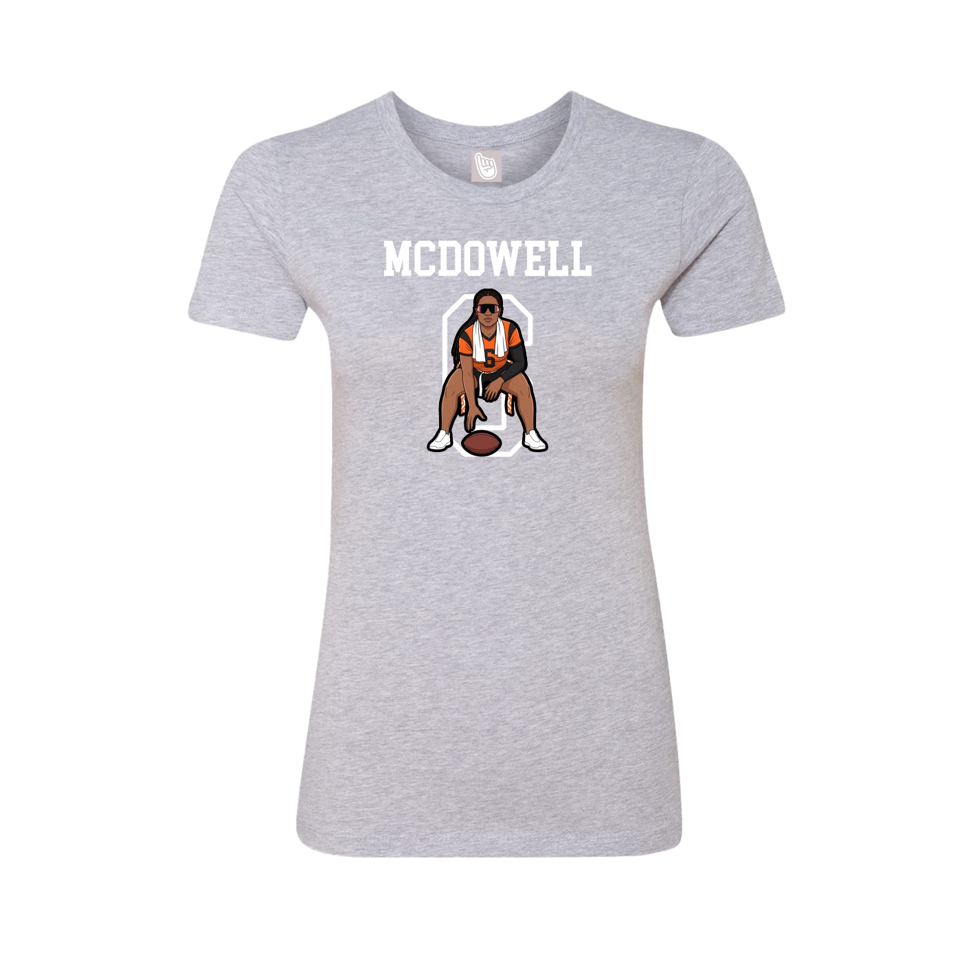 Fitted Women's Tee — Shirsey in Grey