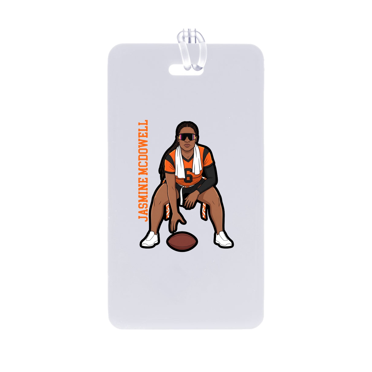 Bag Tag — Name Vertical in Classic