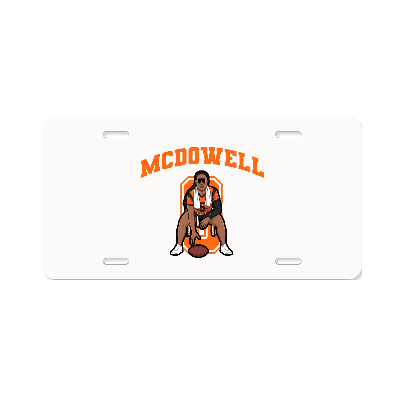 License Plate — Number in Classic