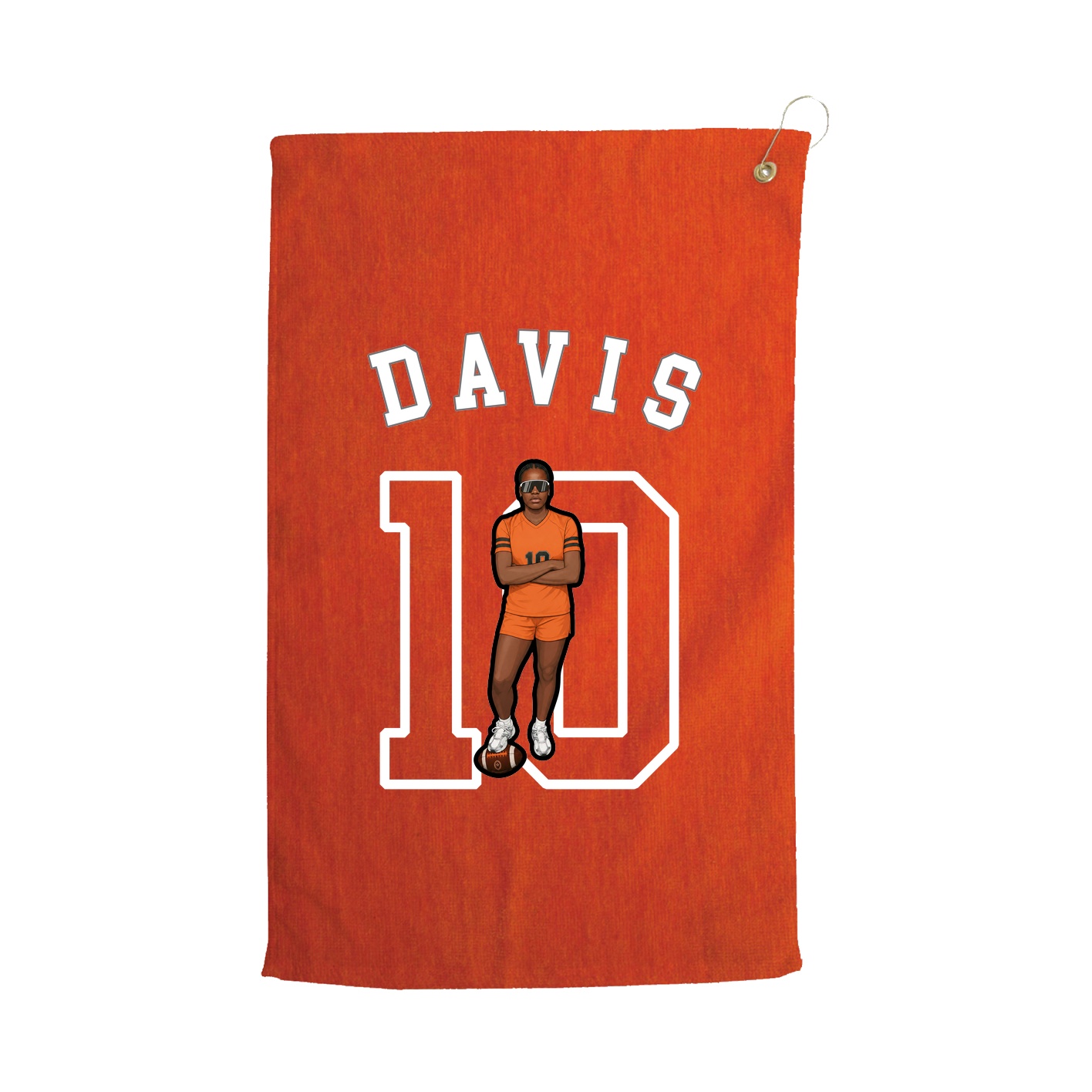 Golf Towel — Shirsey Arch in Orange