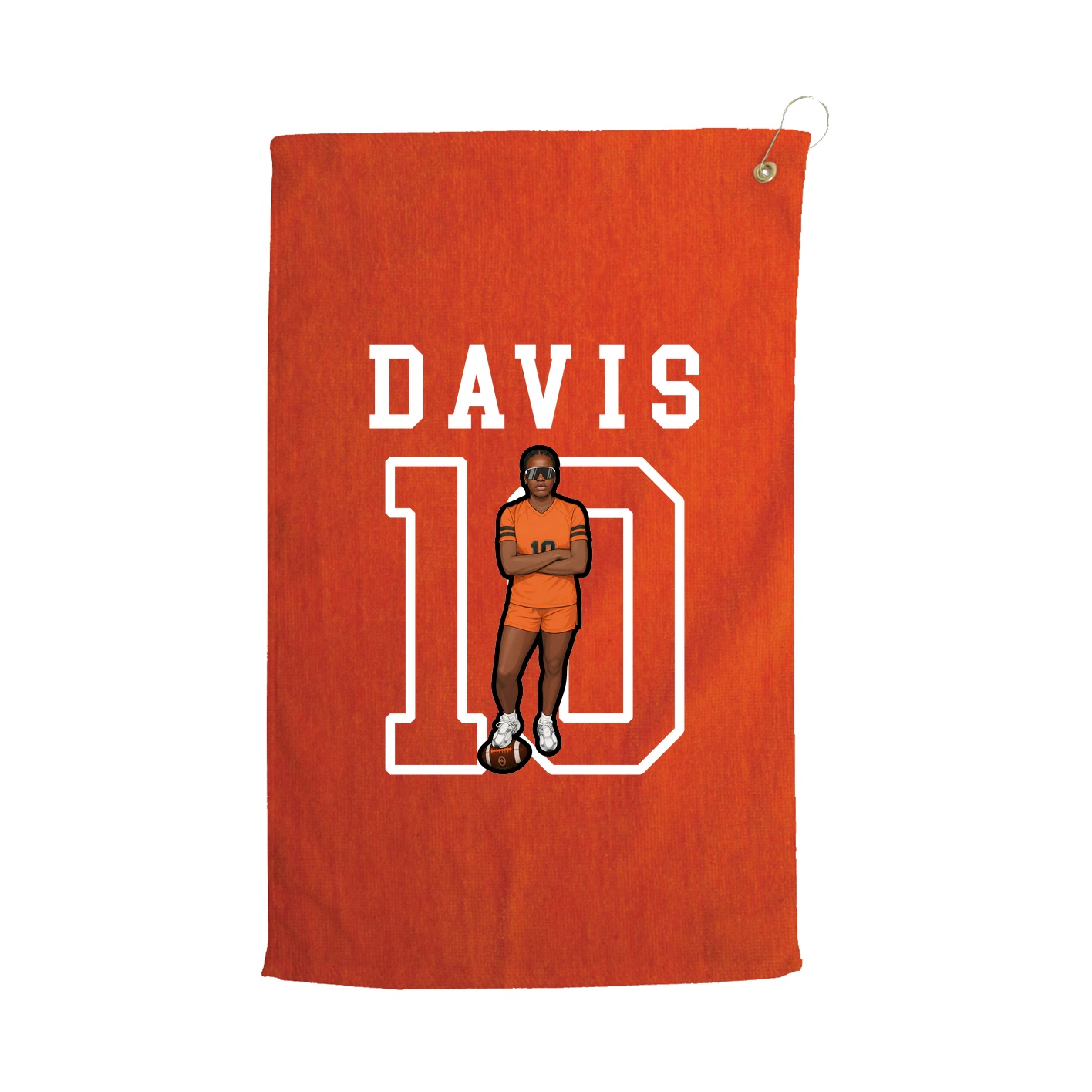 Golf Towel — Shirsey in Orange