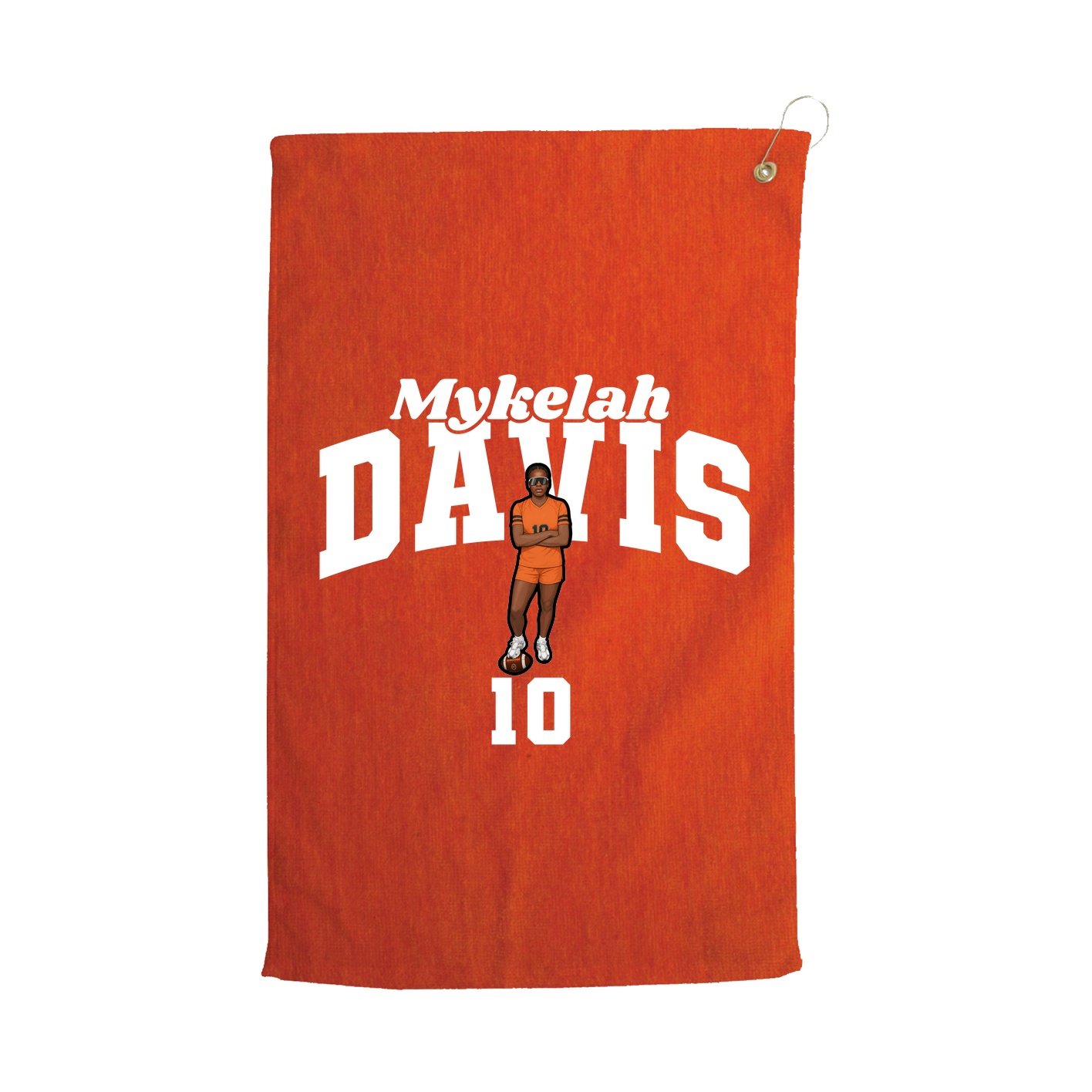 Golf Towel — Signature Arch in Orange