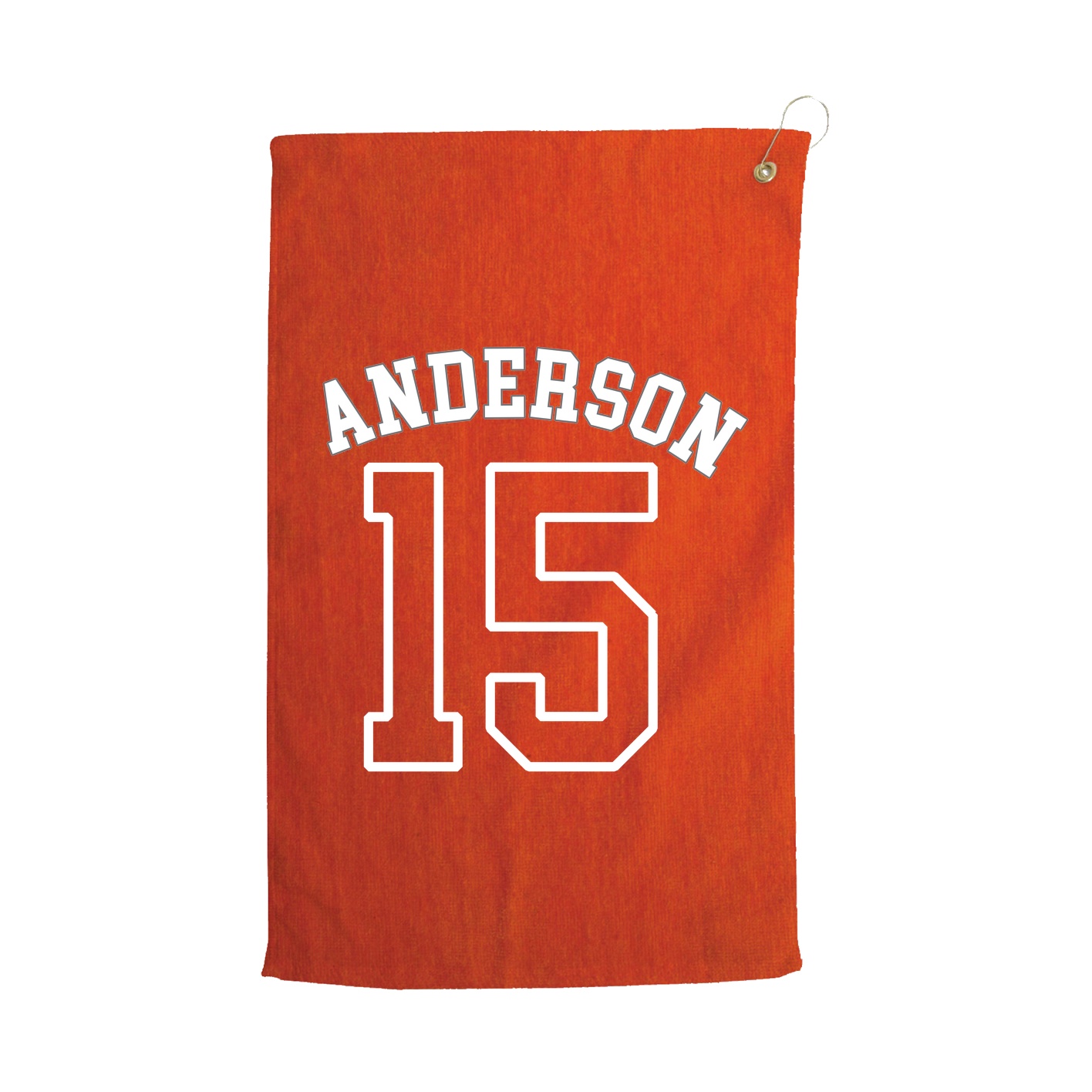 Golf Towel — Shirsey Arch in Orange