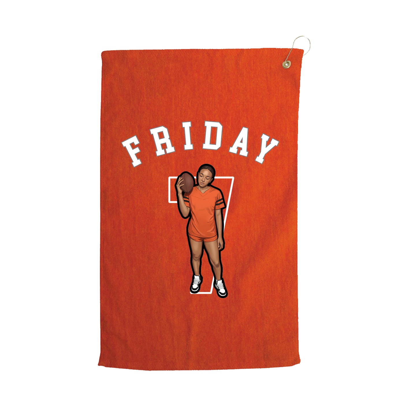 Golf Towel — Shirsey Arch in Orange